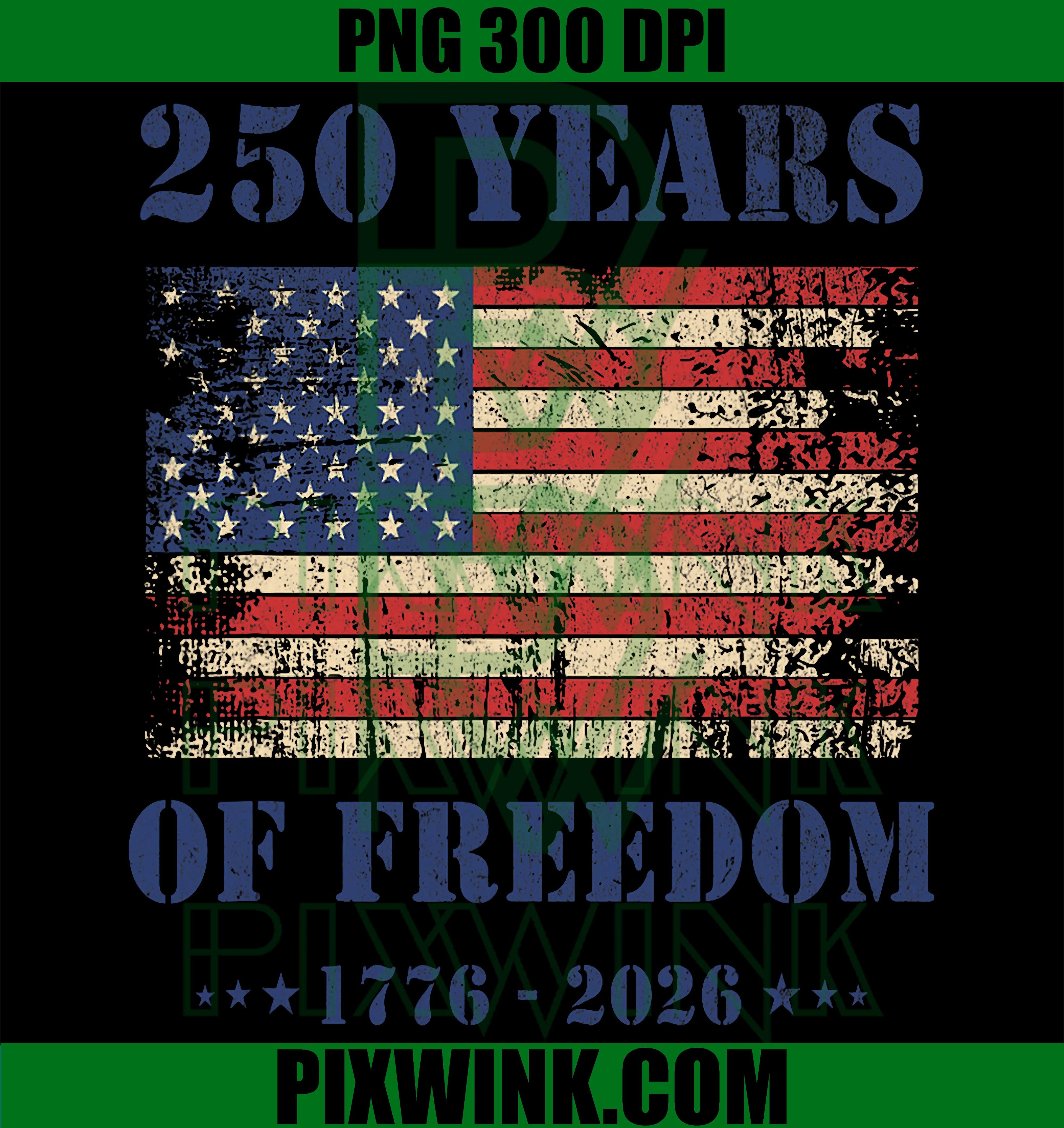250 Years PNG, America Anniversary 250th Independence Day PNG