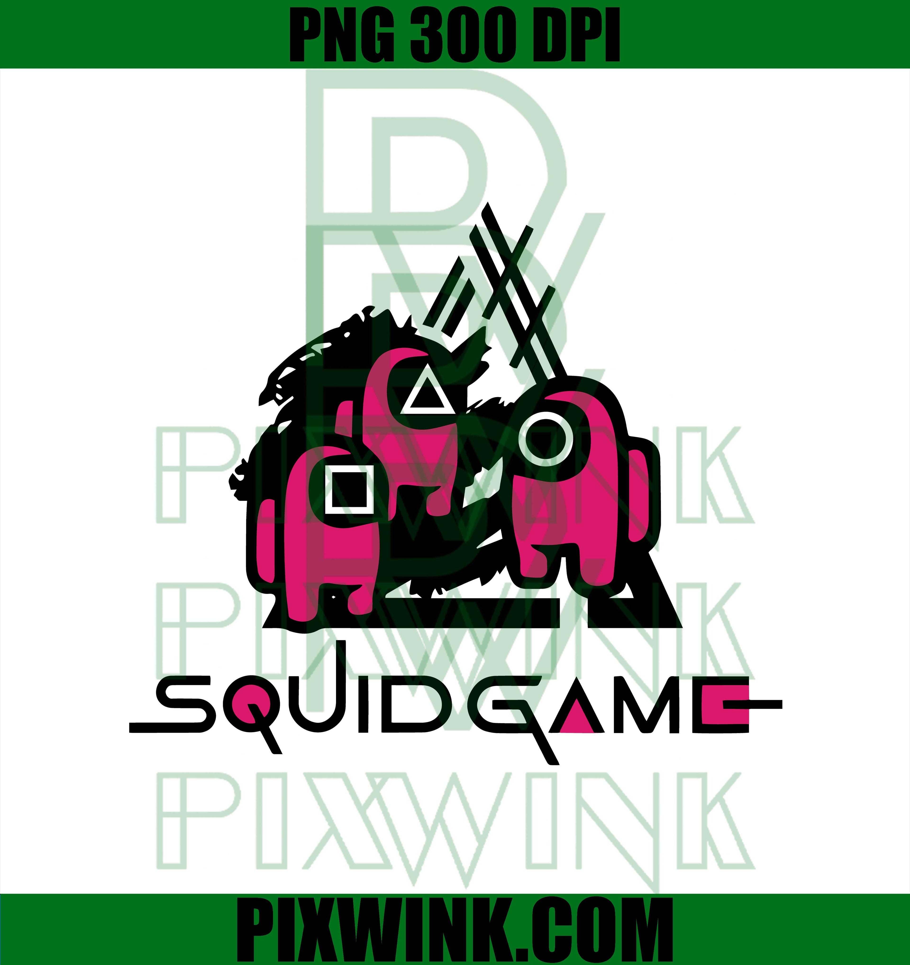 Among Us Squid Game SVG, Squid Game SVG, Squid Game Clipart