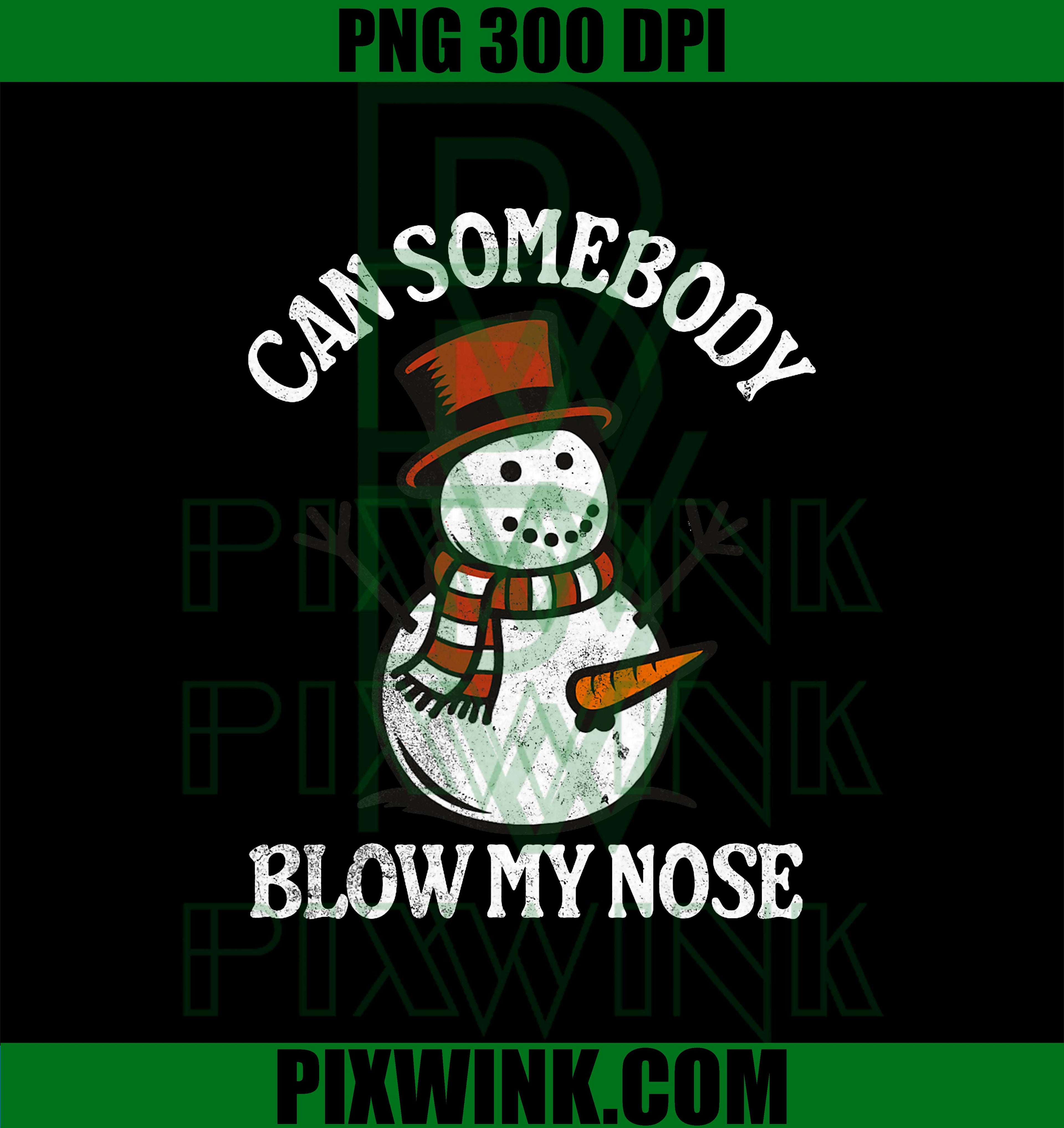 Can Somebody Blow My Nose PNG, Funny Inappropriate Christmas PNG