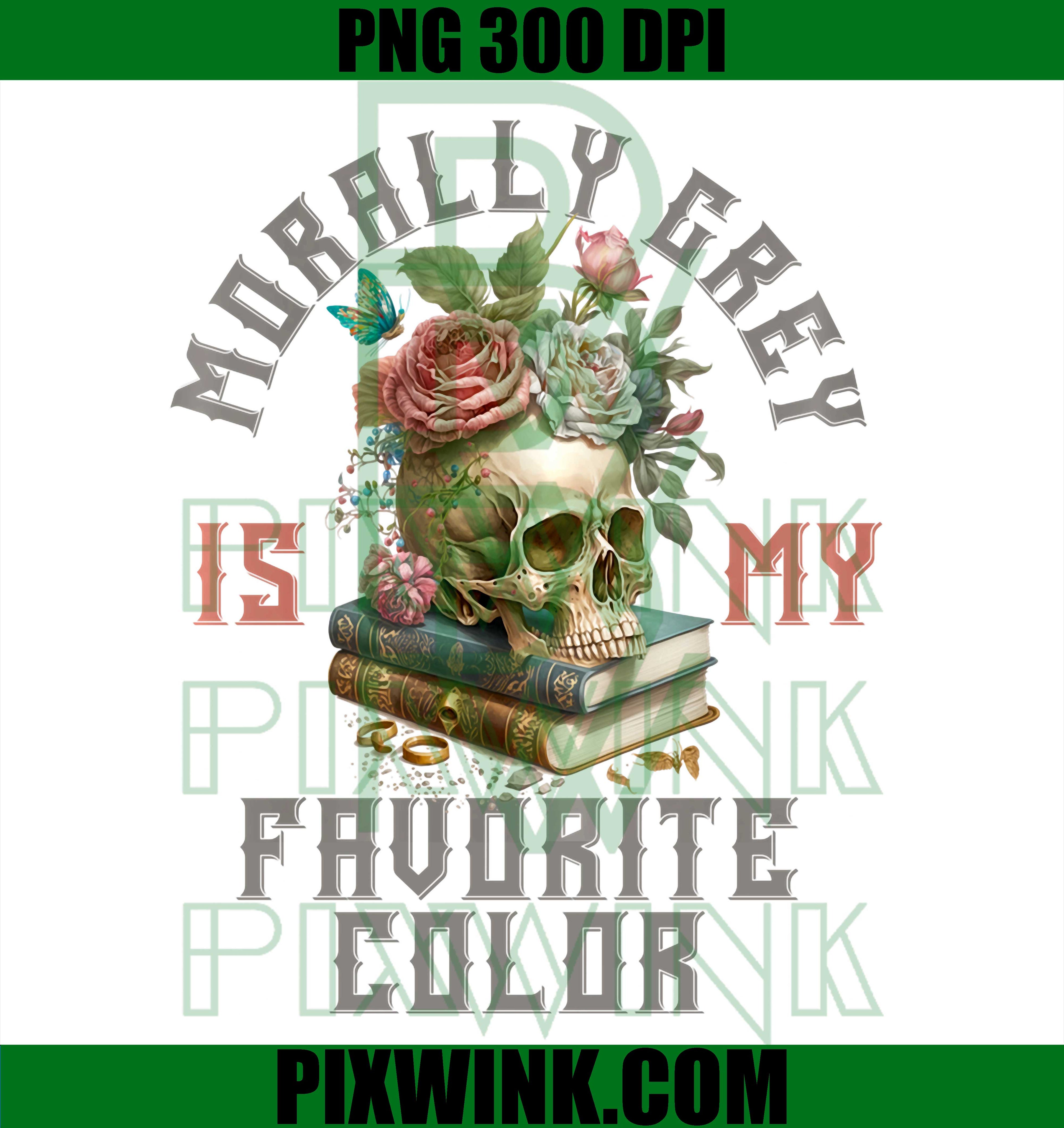 Morally Grey Book Lover PNG, Favorite Color Reader PNG