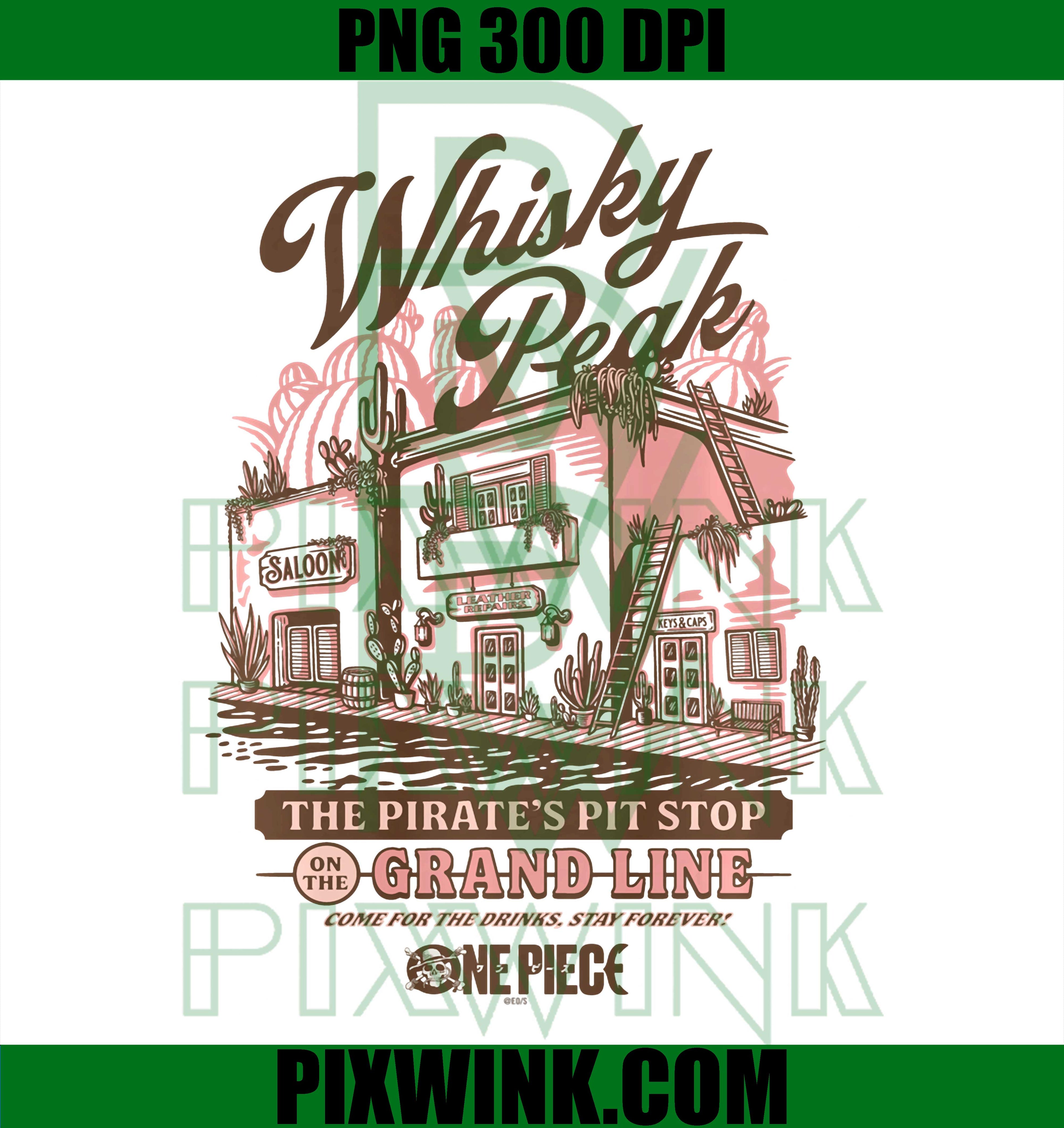One Piece Whisky Peak PNG, Official Anime Arc Logo PNG