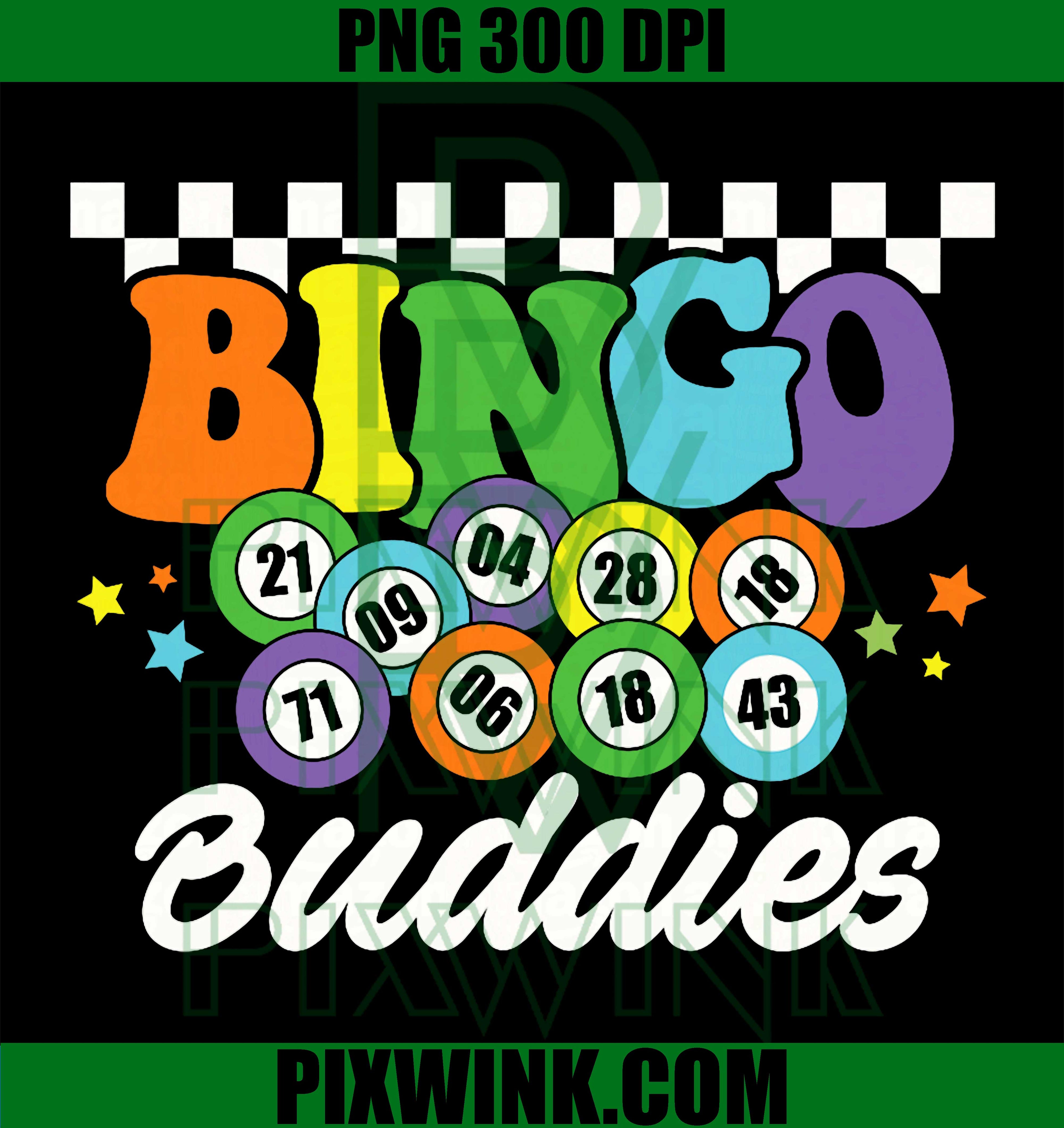 Funny Bingo Buddies PNG, Lucky Game Matching Team PNG
