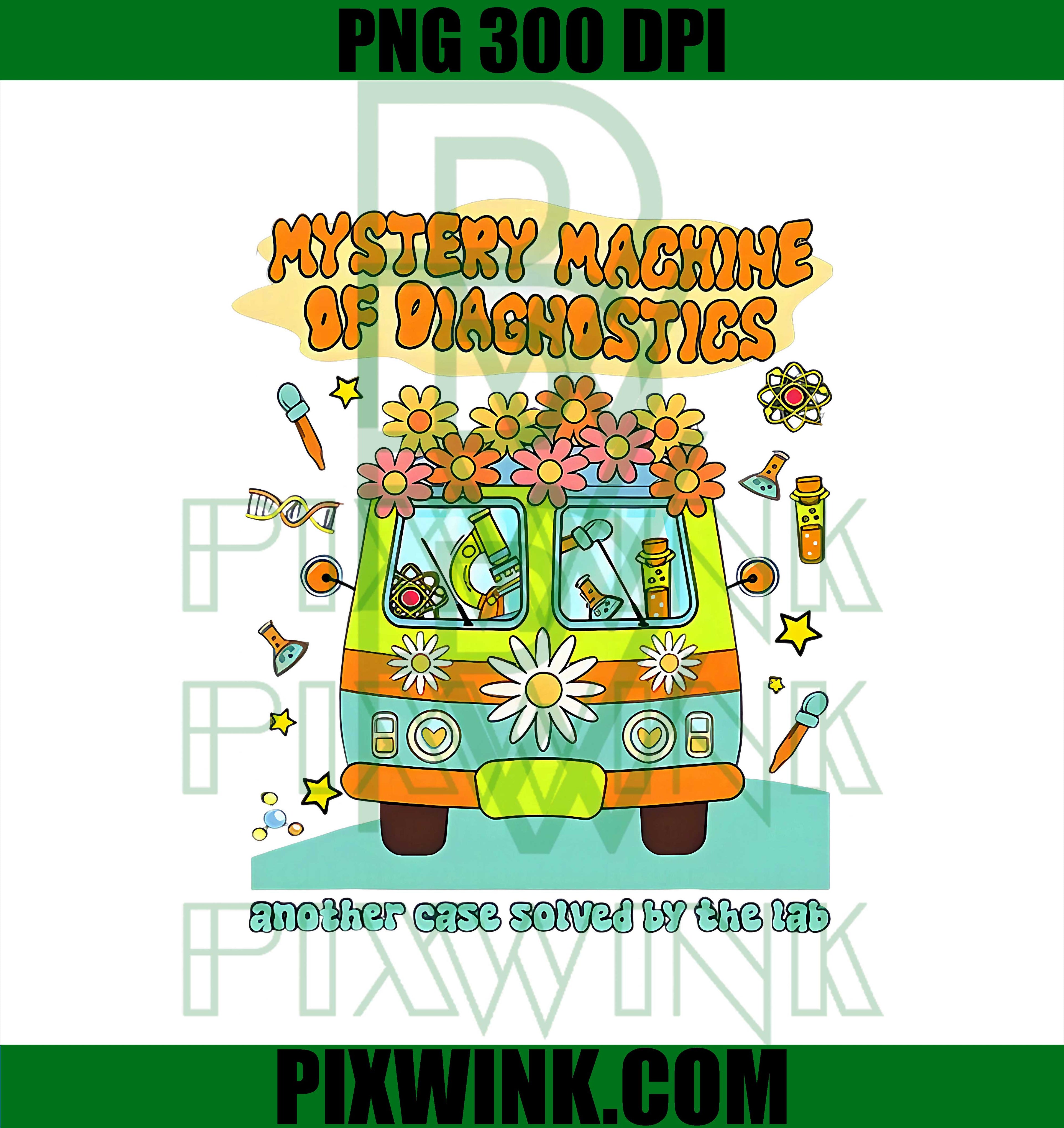 Tech Lab Week PNG, Medical Laboratory Science PNG, Mystery Machine PNG
