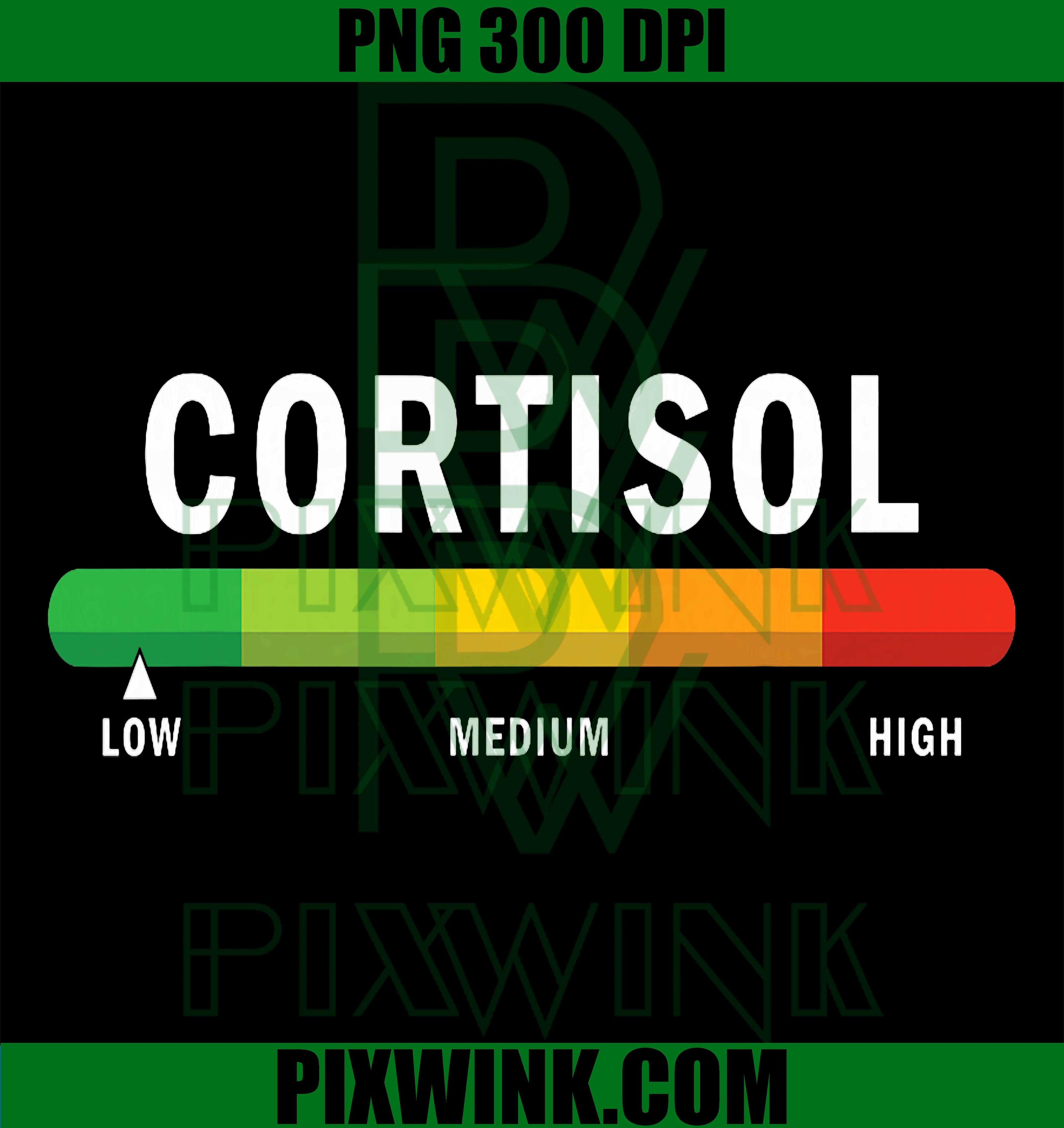 Low Cortisol Levels PNG, Cortisol Hormone PNG, Stress Hormone PNG