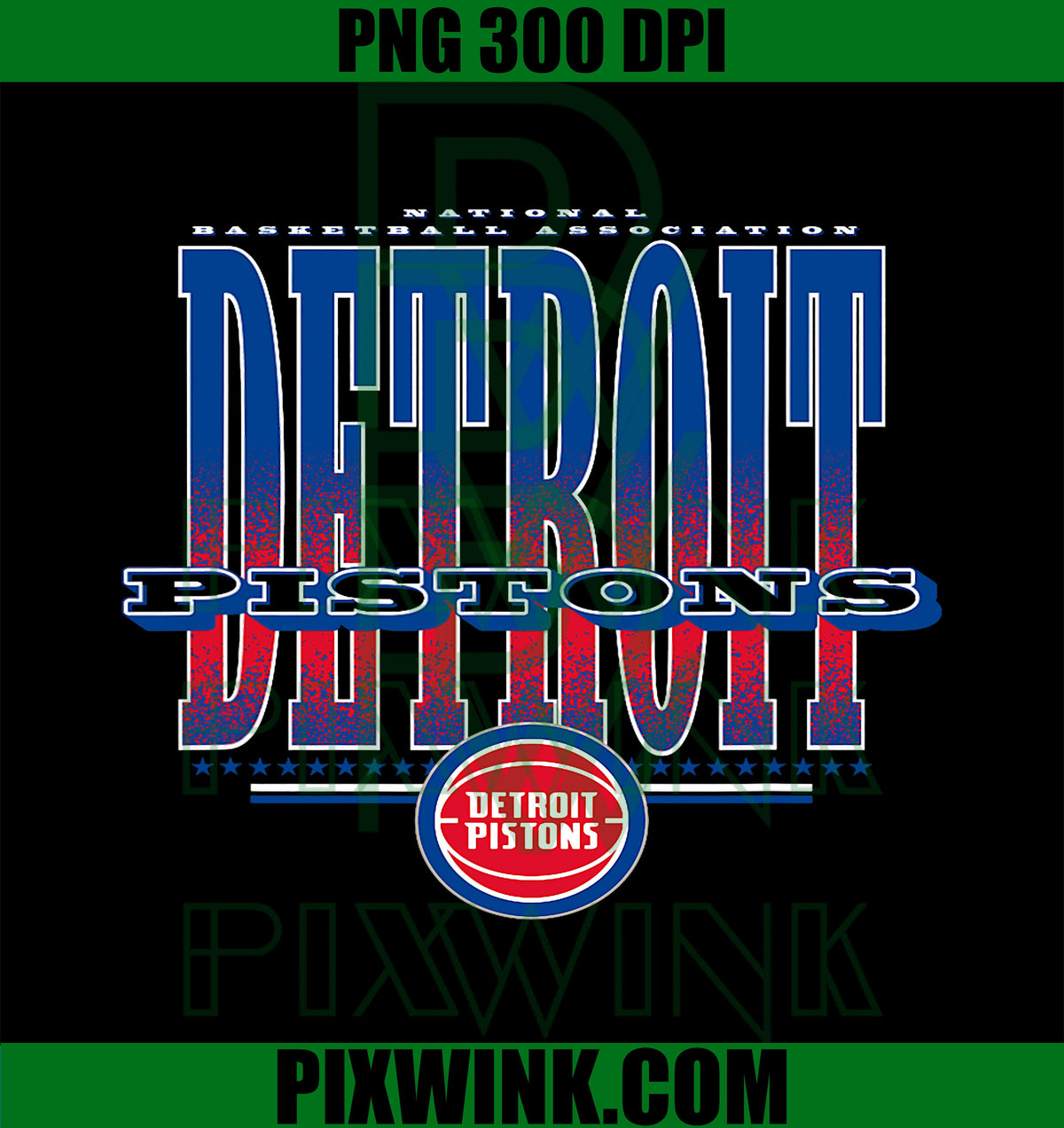 Pistons Stretch PNG, Detroit Pistons NBA PNG, Detroit Basketball PNG