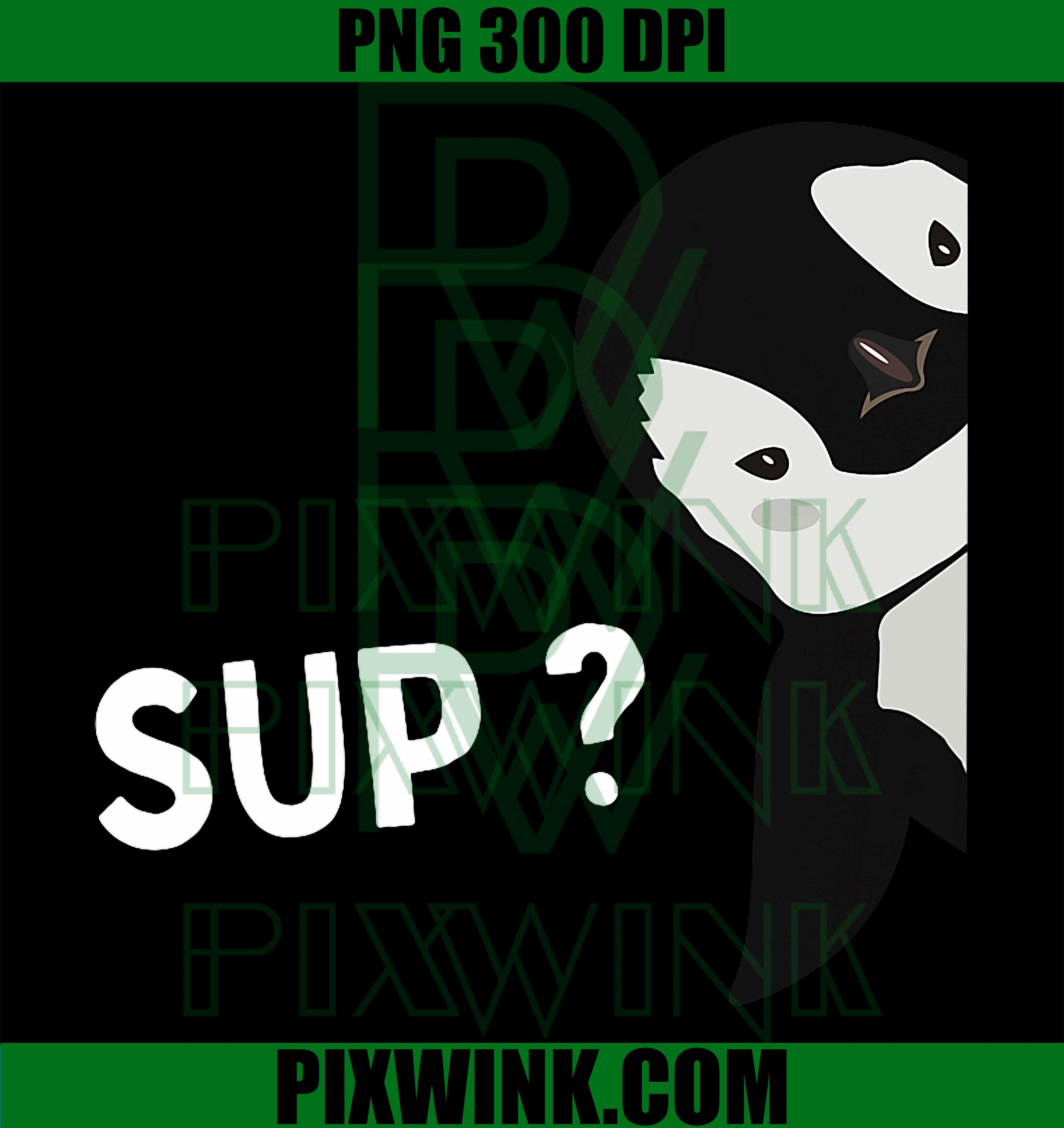 Funny Penguin Lover PNG, Funny Penguin Saying Sup, Cute Animal Art