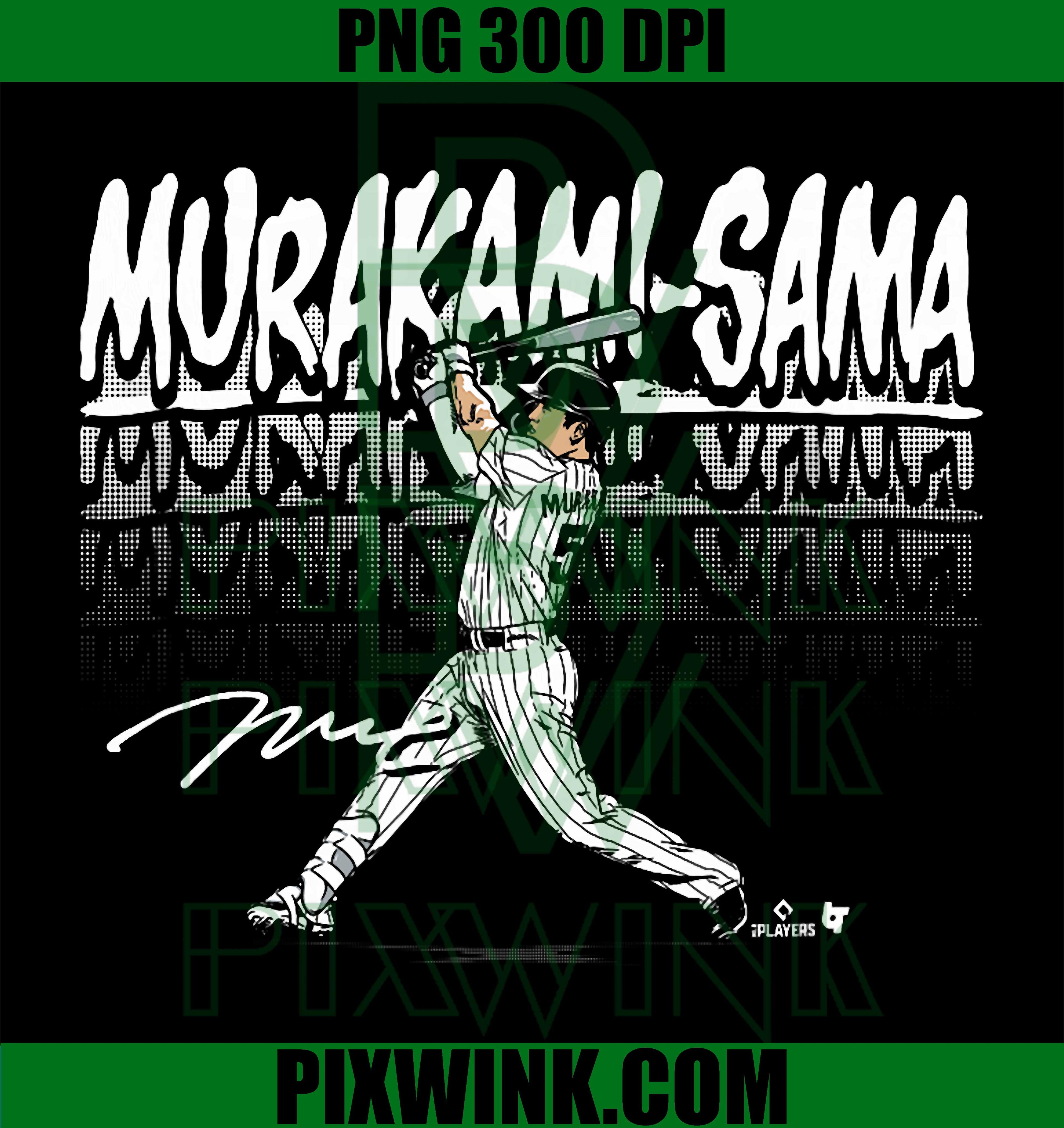 Munetaka Murakami PNG, Kami Sama Swing Chicago Baseball PNG