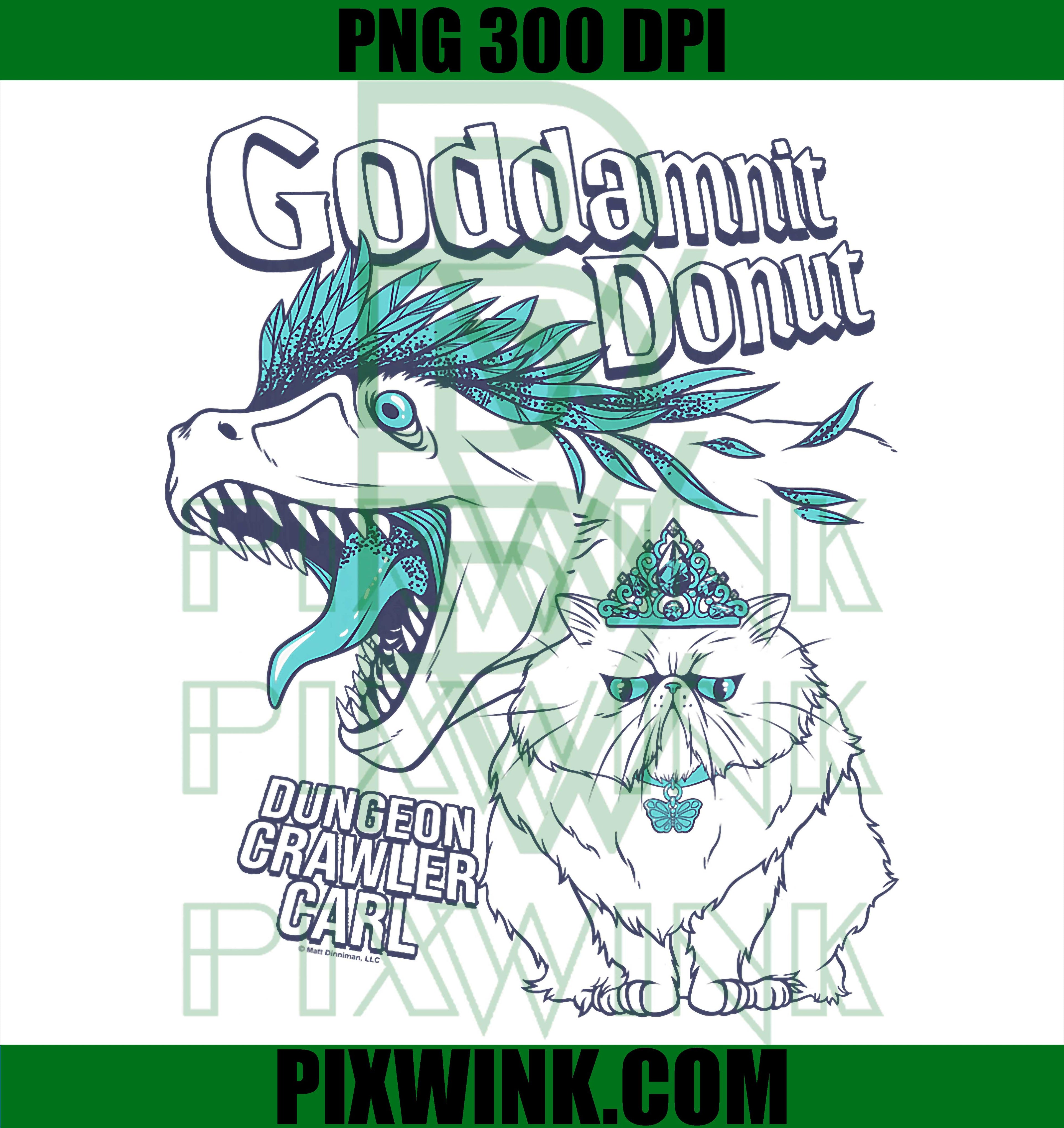 Dungeon Crawler Carl Princess Donut and Mongo Drawing Book PNG