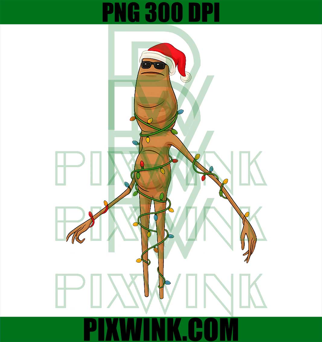 Marcus The Worm, Funny Christmas Lights PNG