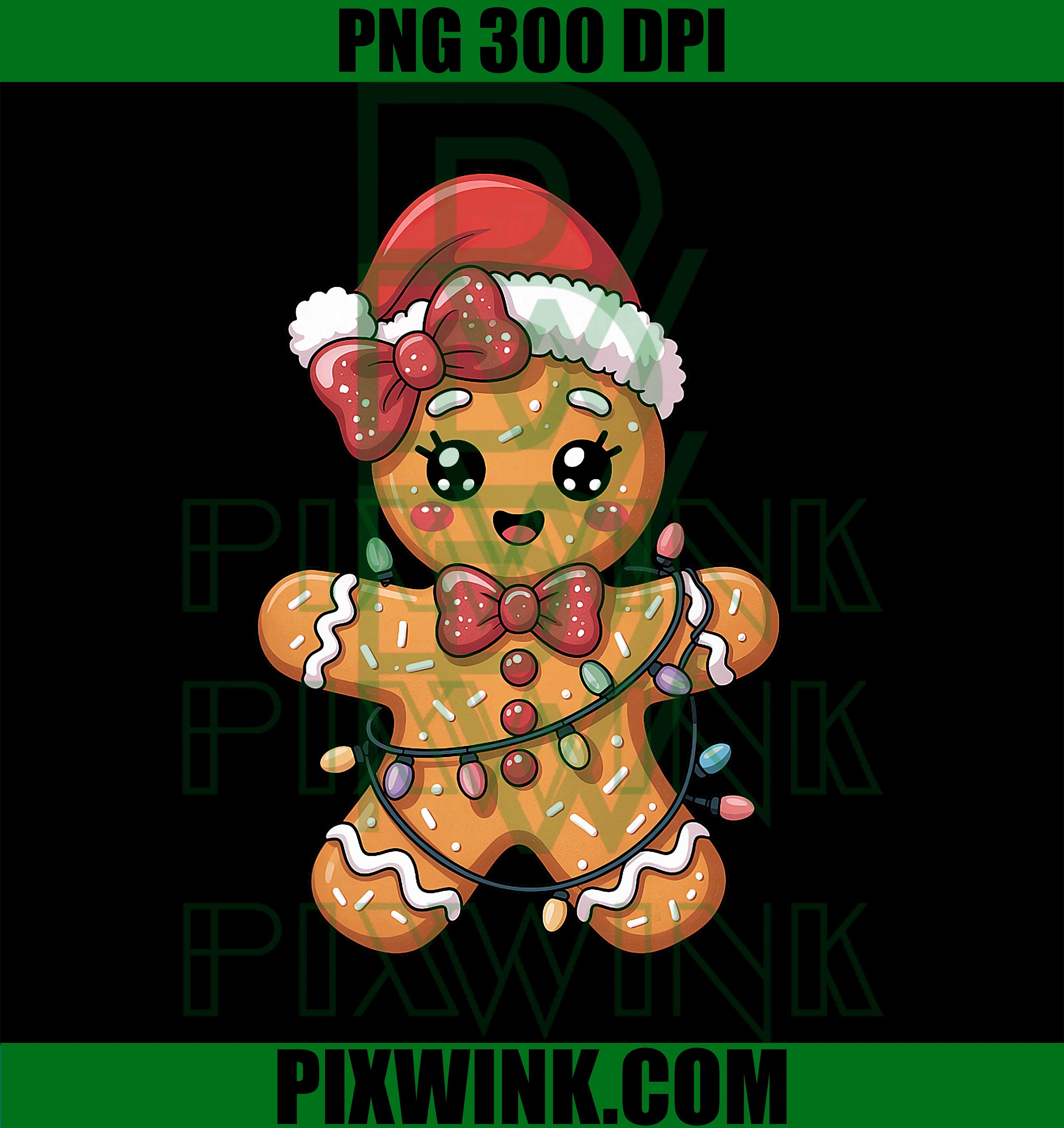 Merry Christmas Gingerbread PNG, Cute Gingerbread Man PNG