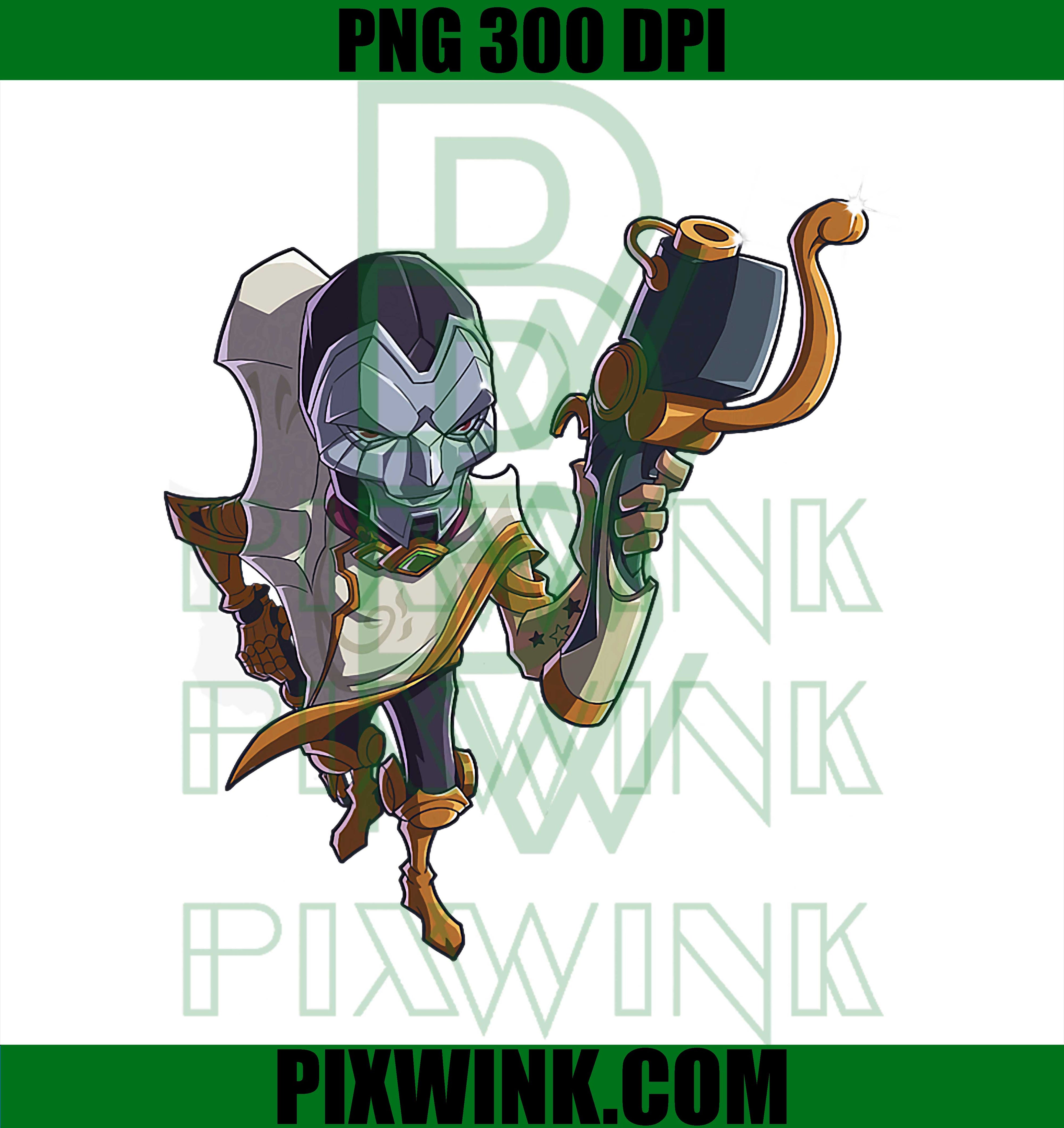 Cool Cartoon Character Jhin PNG