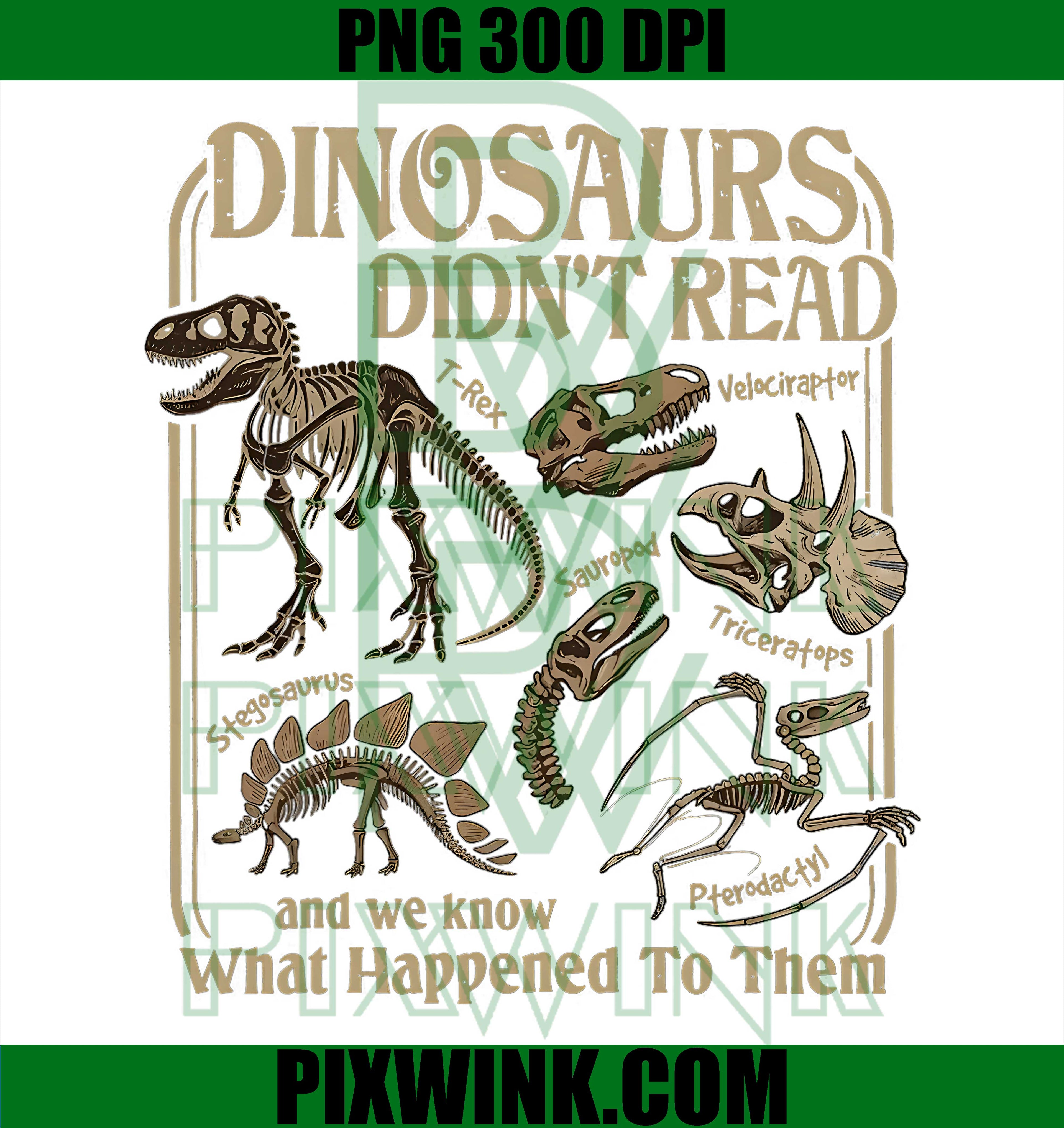 Dinosaurs Did Not Read Funny PNG, Back To School Library Graphic PNG