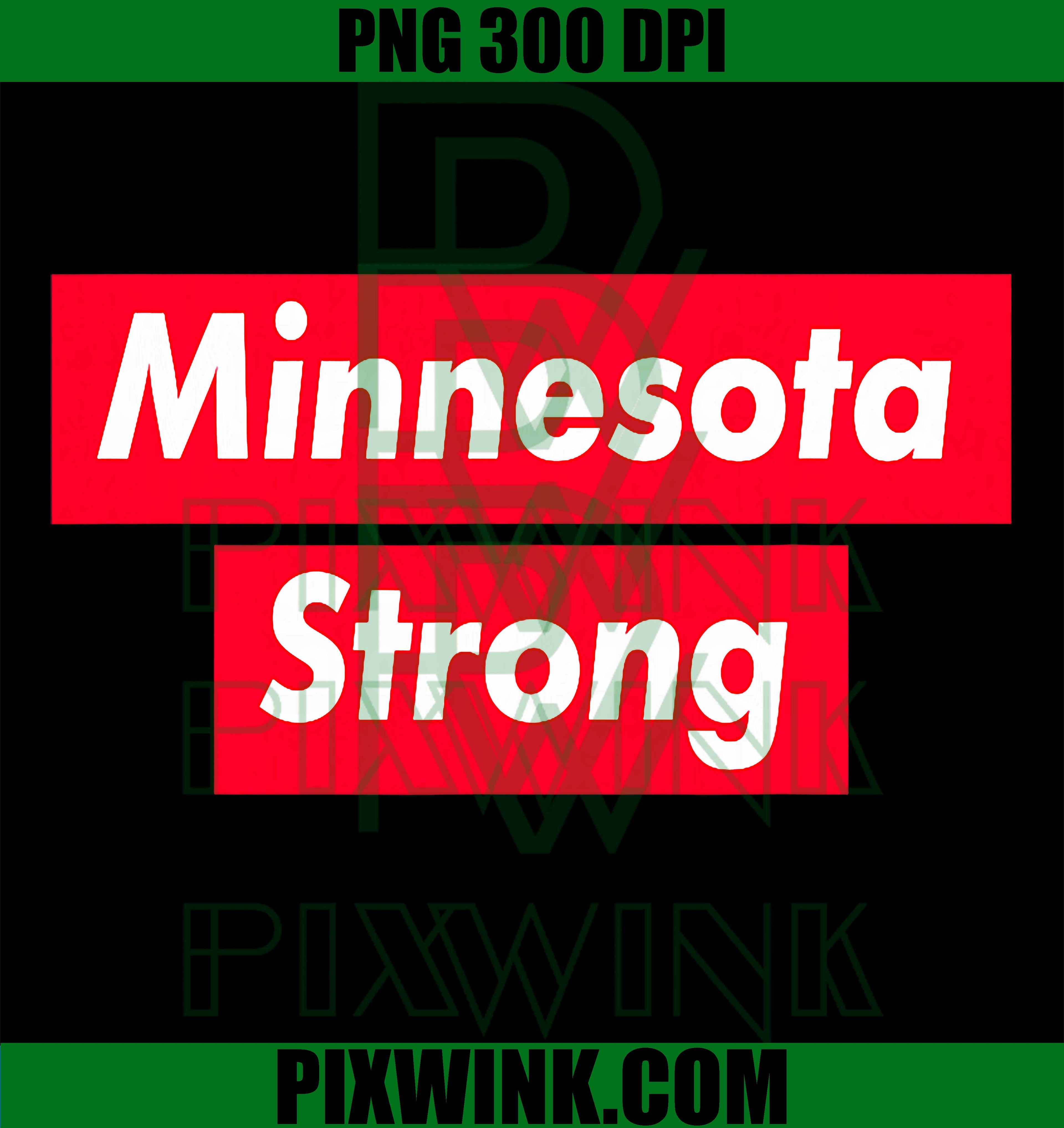 Minnesota Strong PNG, Minnesota Pride Strong State PNG