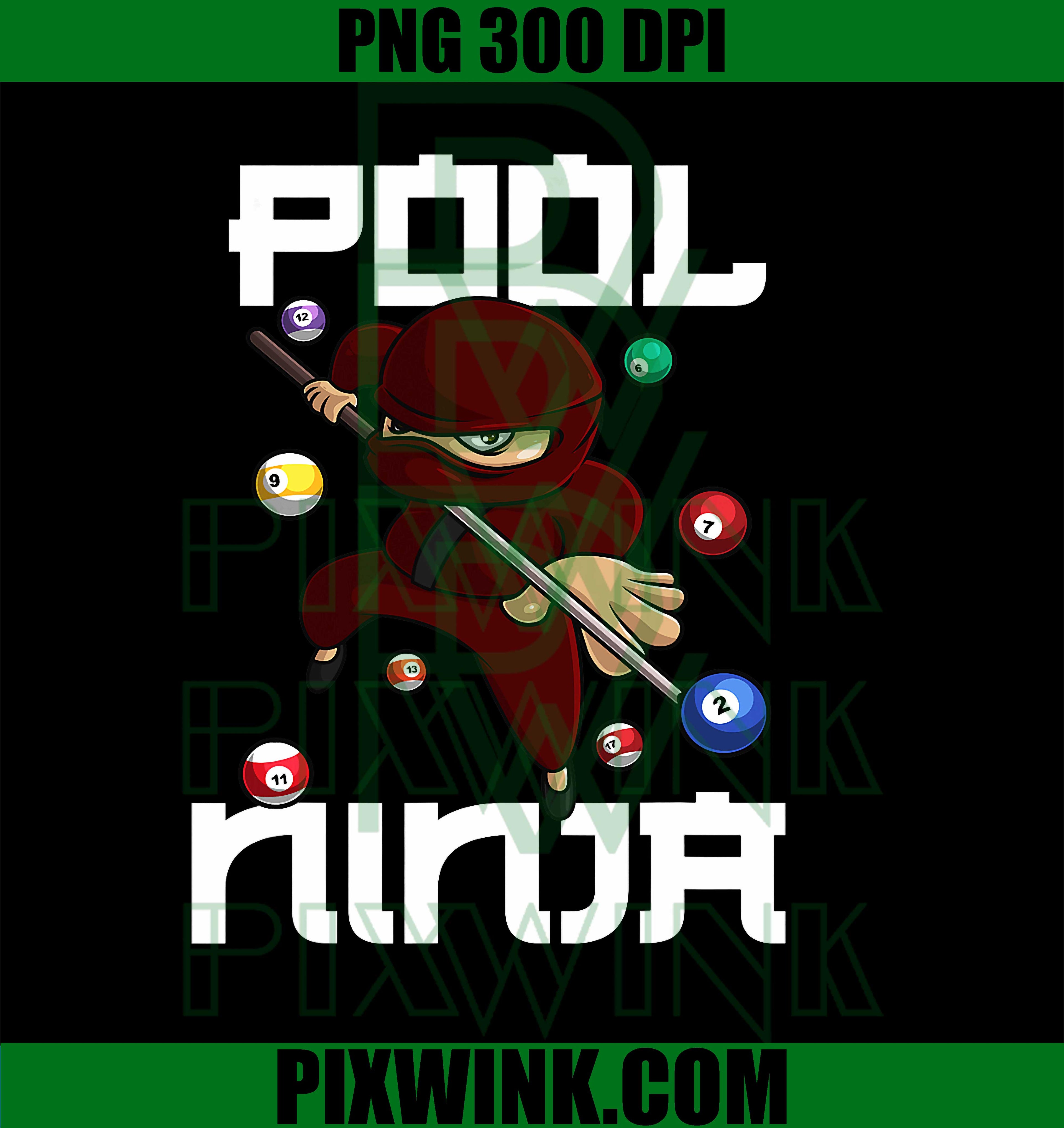 Funny Billiards Ninja – Pocket Pool PNG
