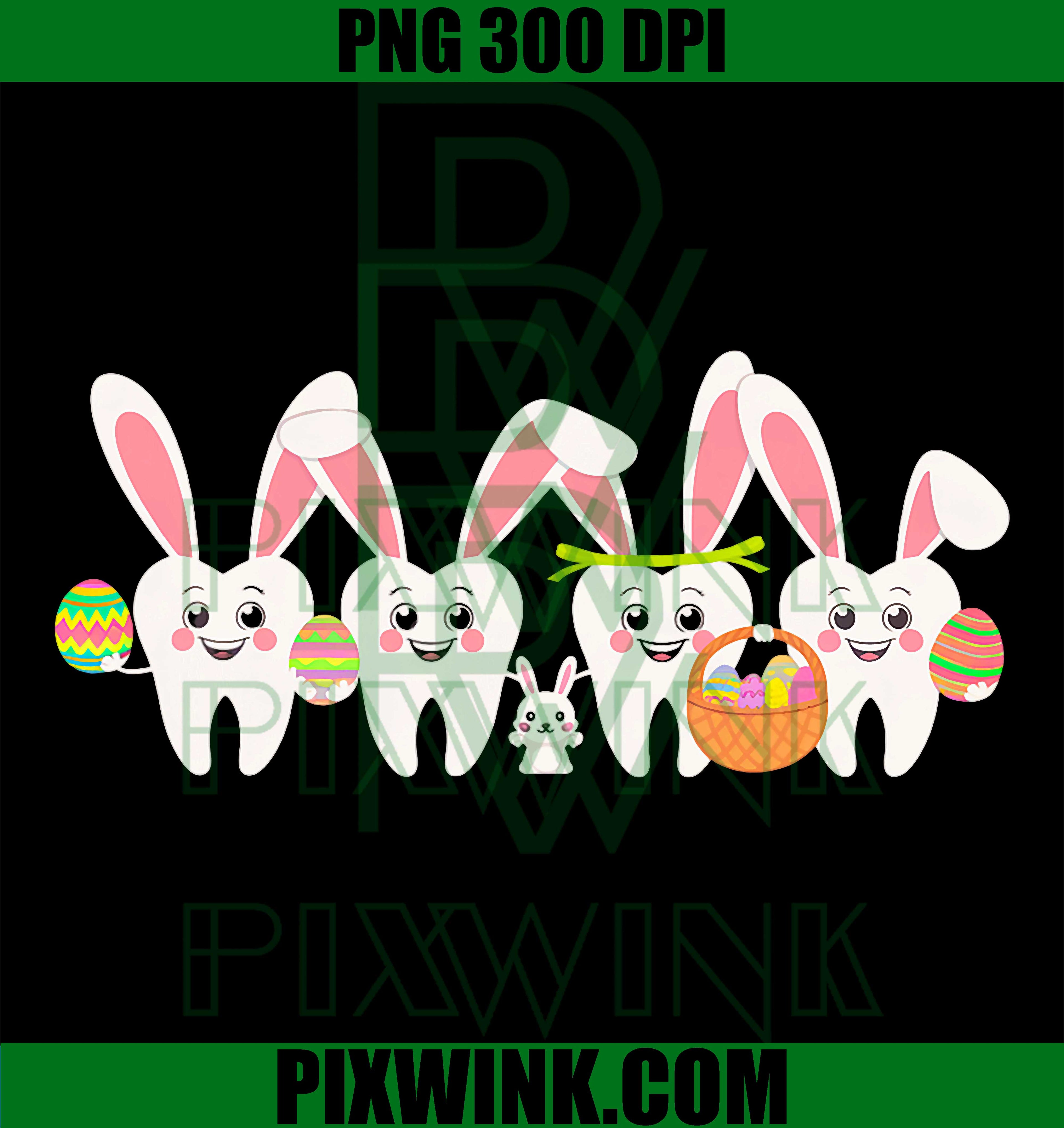 Dental Assistant Teeth Easter PNG, Dental Squad Dentist Vibes PNG