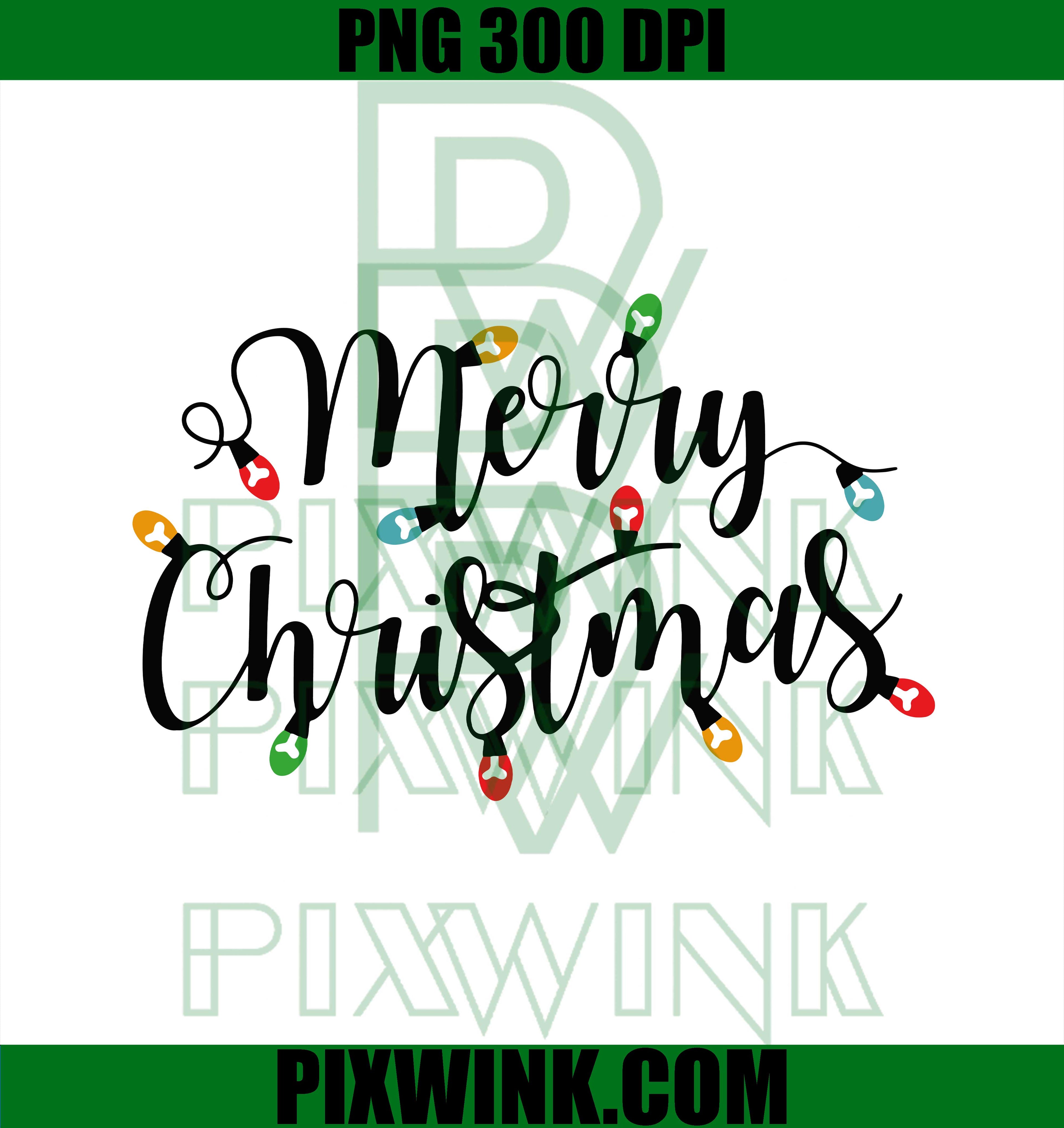 Merry Christmas Light PNG