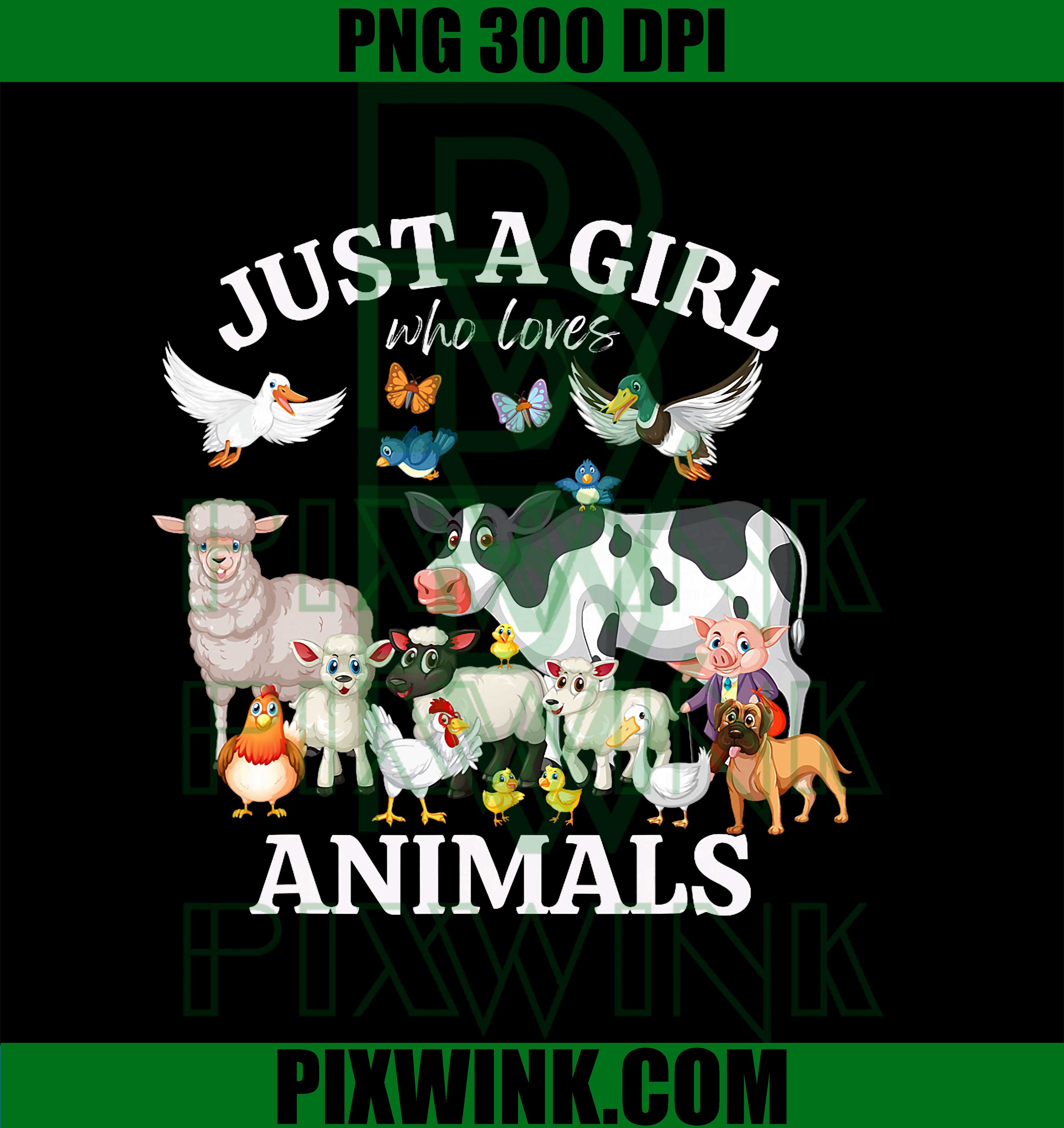 Just a Girl Who Loves Animals PNG, File PNG Just A Girl Who Loves Animals