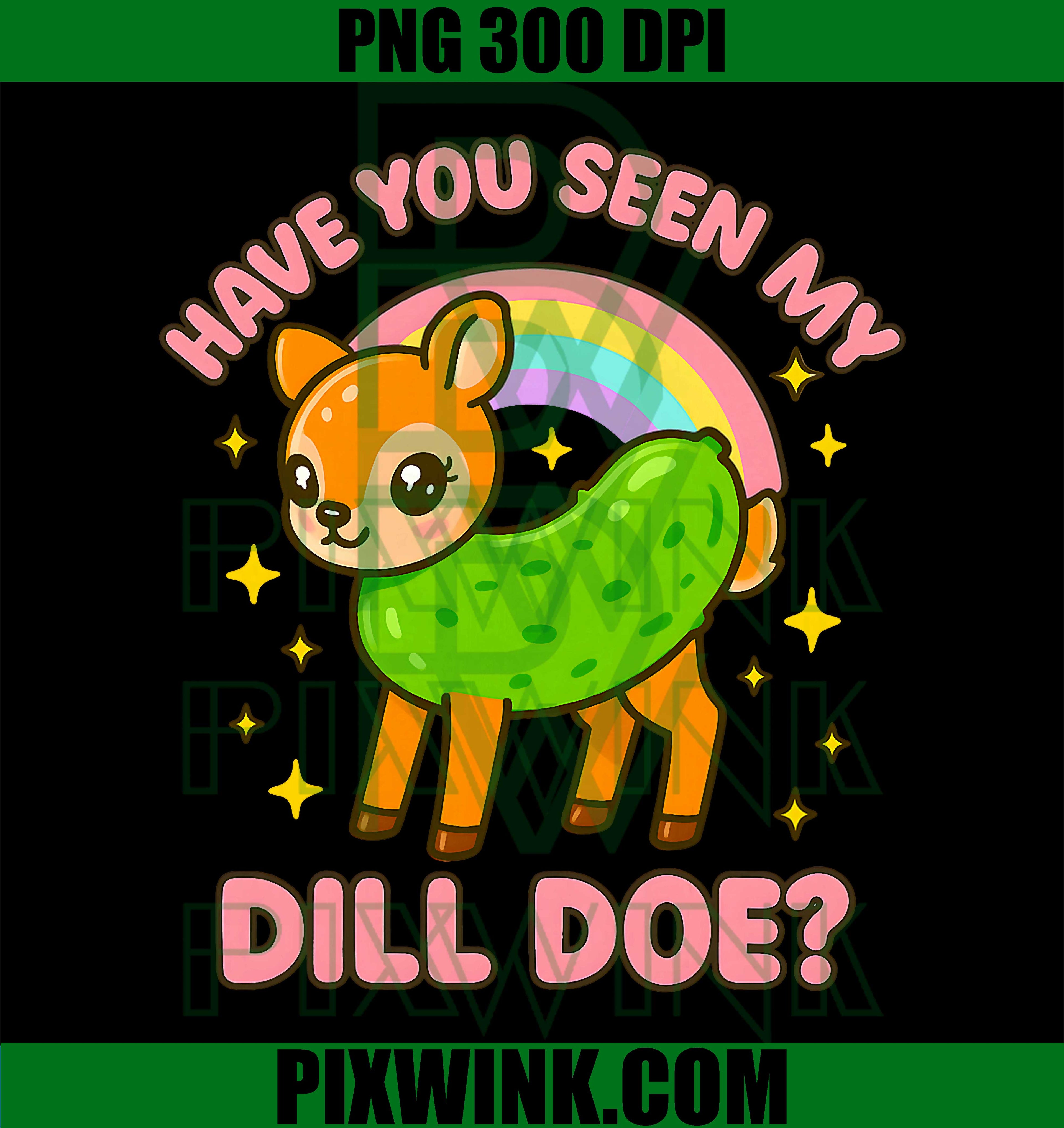 Dill Doe Inappropriate Women PNG, Funny Pickle Dirty Adult Humor PNG