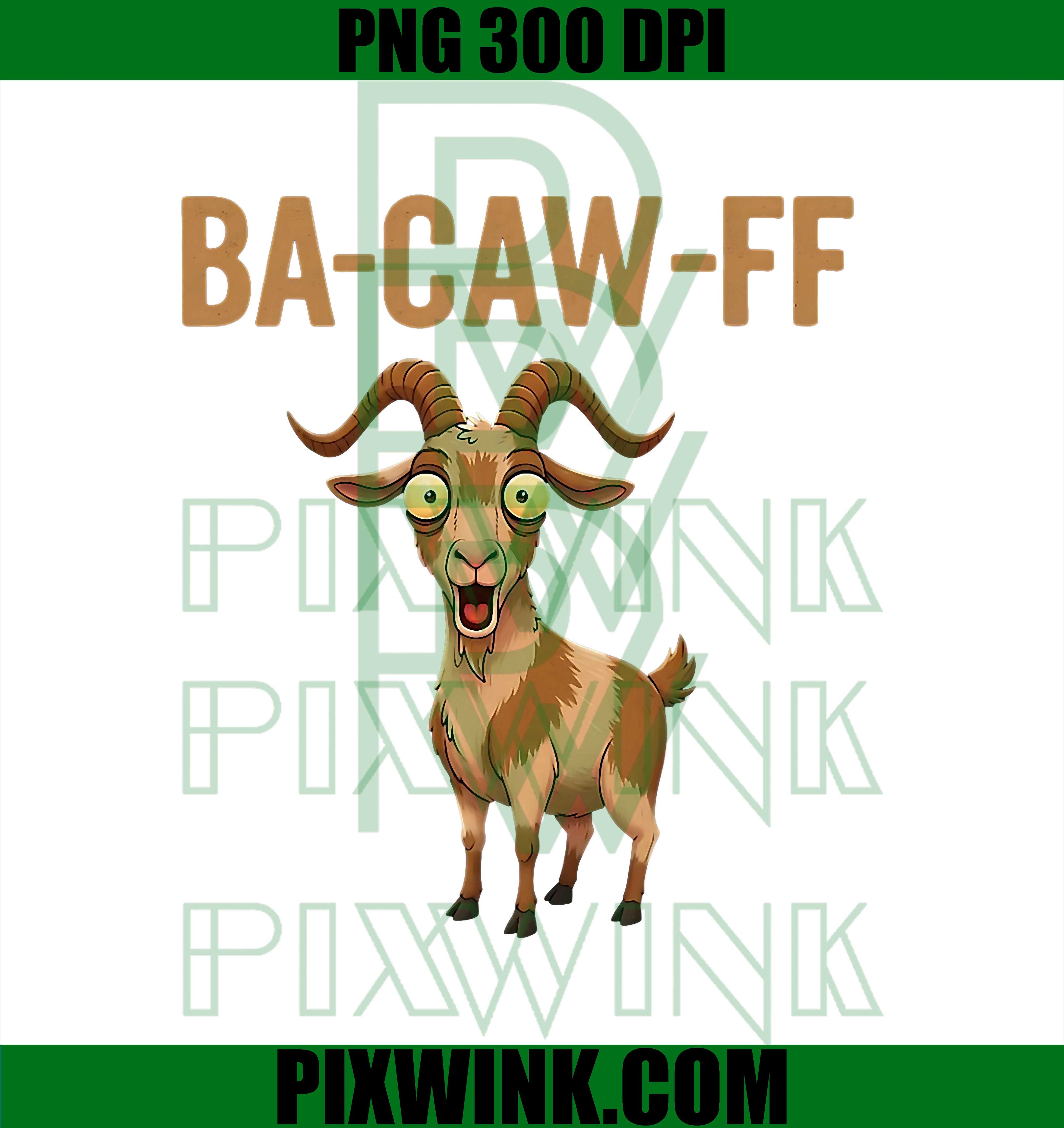 Ba-Caw-FF Funny Men & Women, Goat Meme Animal Graphic PNG