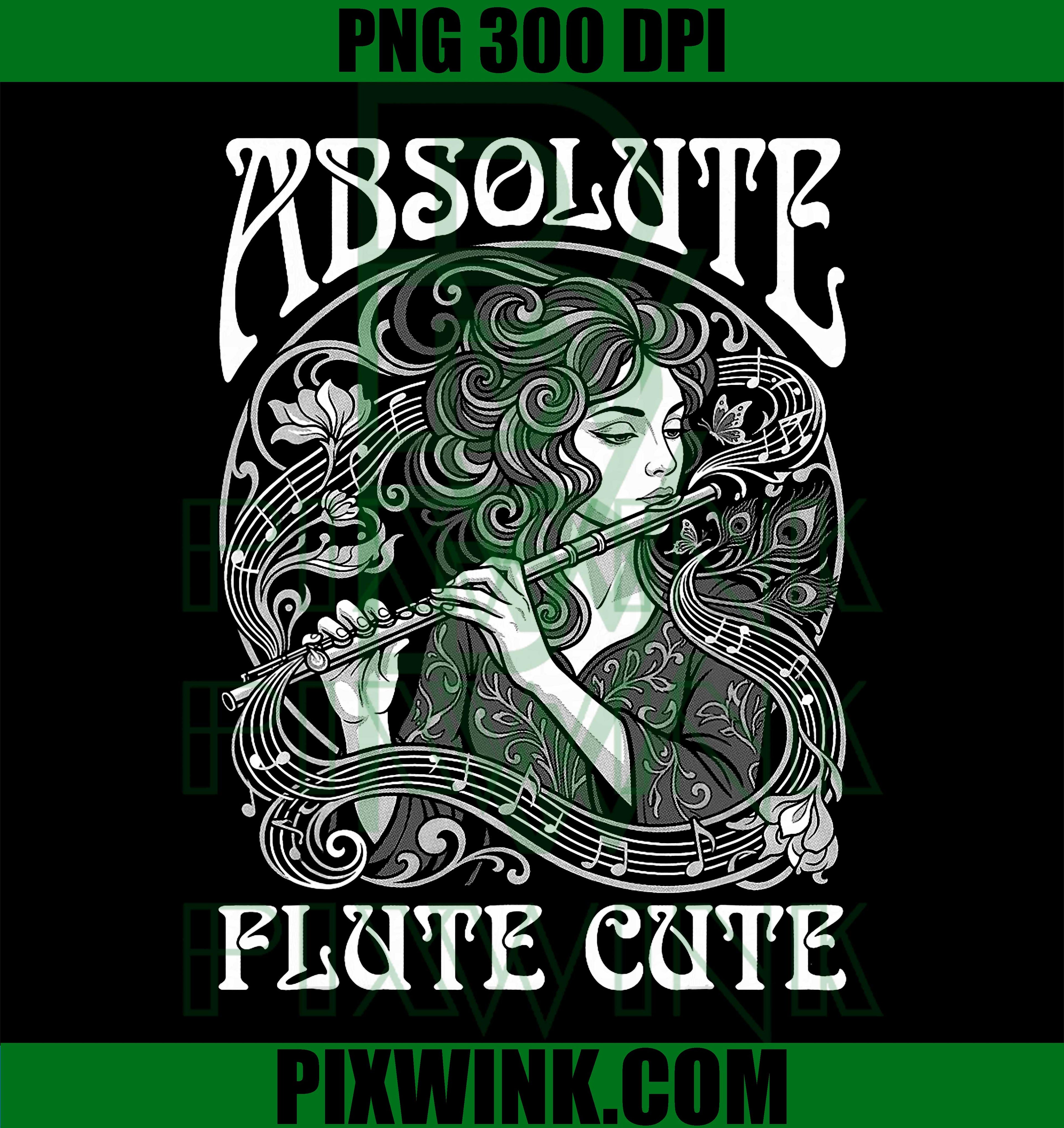 Flutist Flautist Cute Musician PNG, Flute Player Girl Design PNG