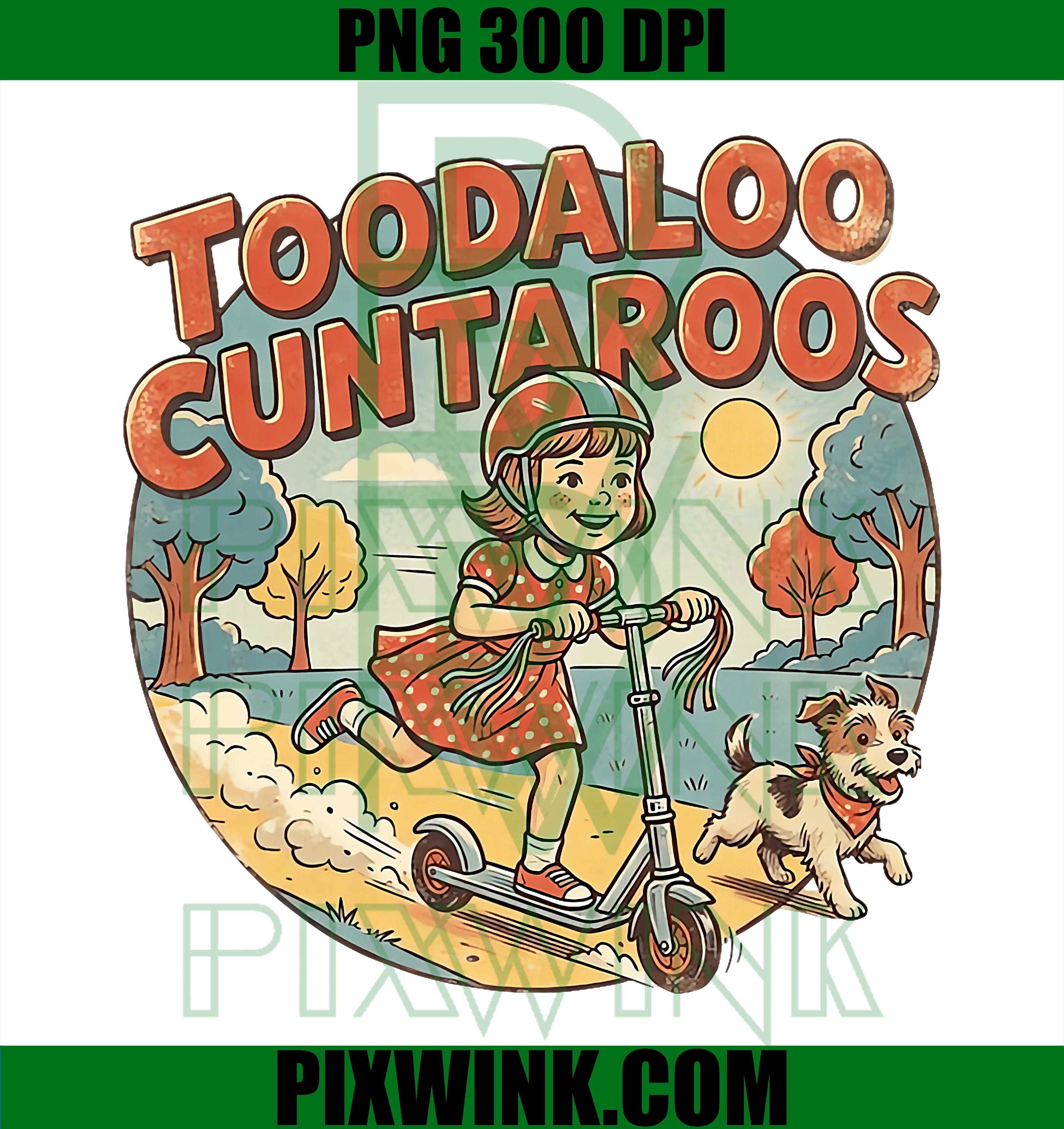 Toodaloo PNG, Sarcastic Retro Goodbye PNG, Funny Humor Design PNG
