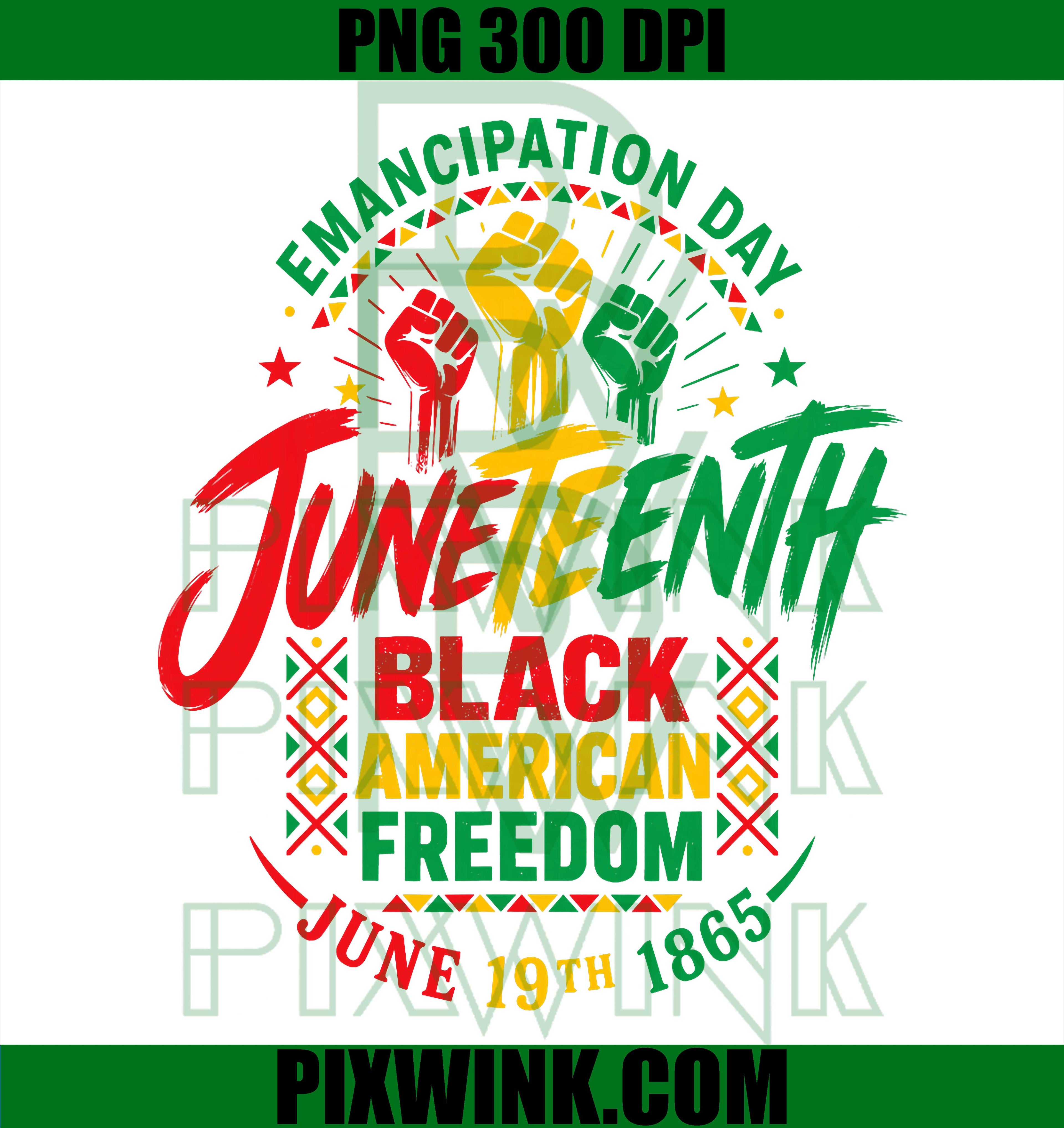 Juneteenth African 1865 PNG, American Freedom Black History PNG