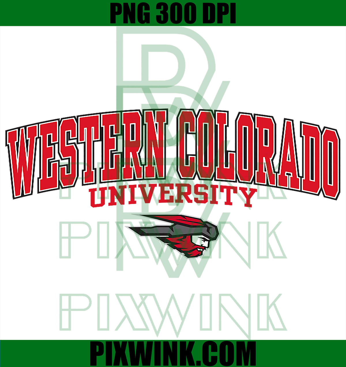 Western Colorado Mountaineers, Arch Over, Officially Licensed PNG