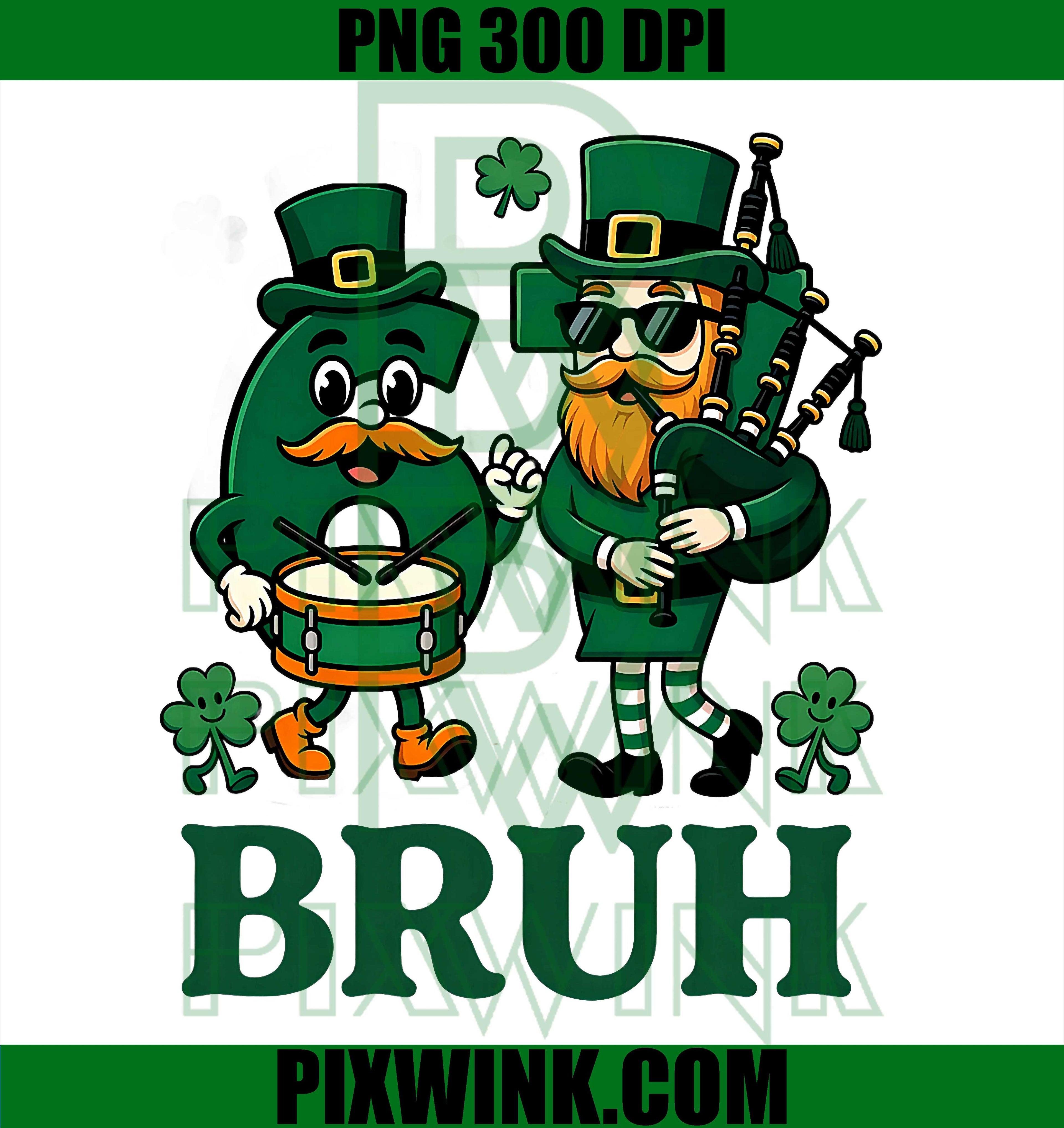 67 Bruh Leprechaun PNG, Six Seven Shamrock PNG, St Patricks Day PNG