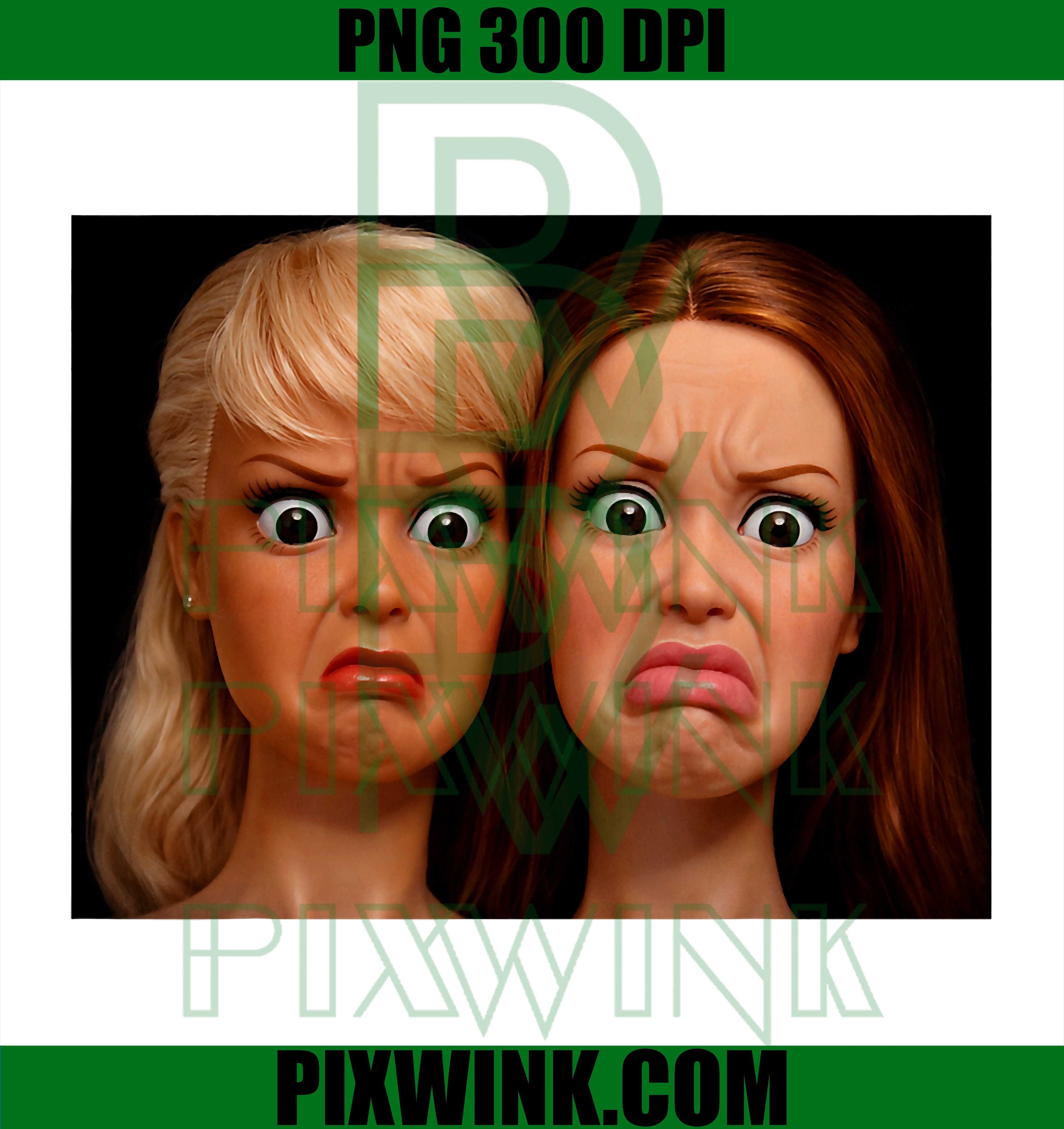 Funny Doll Face Meme PNG, Disgusting Meme PNG, Sarcastic Humor PNG