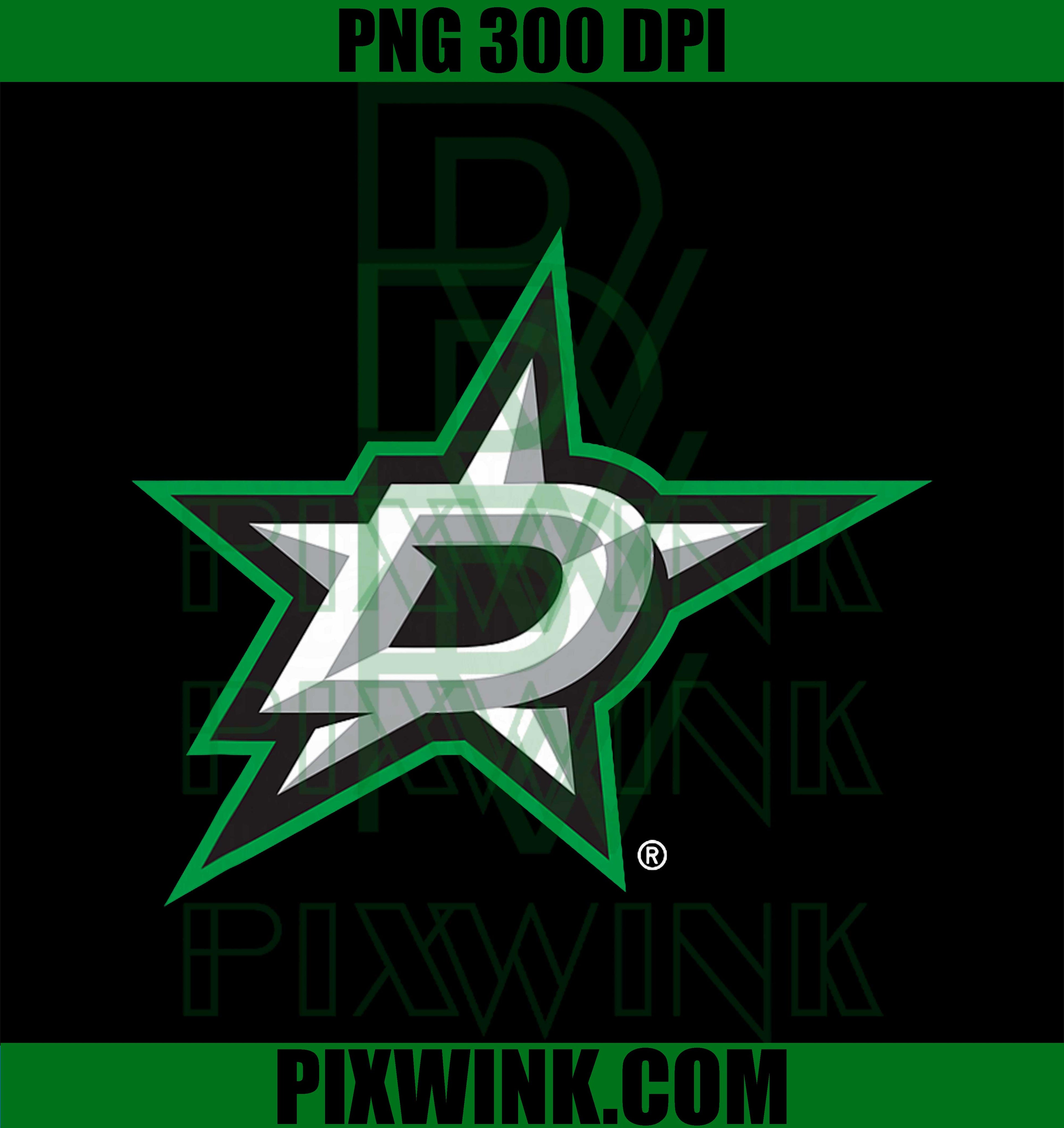 Dallas Stars Icon Black Officially Licensed PNG