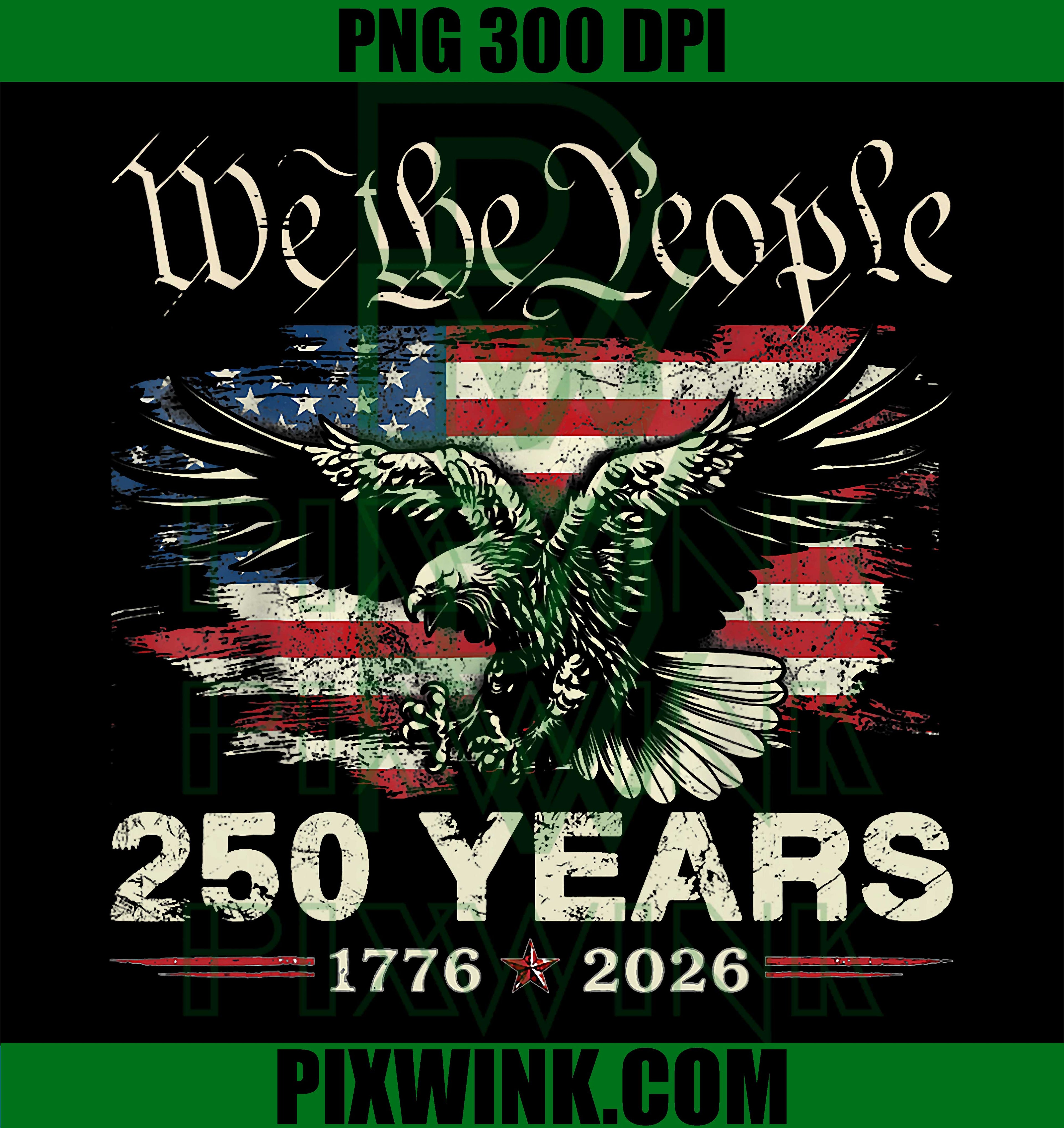 250 Years American PNG, USA Patriotic 4th July PNG Design