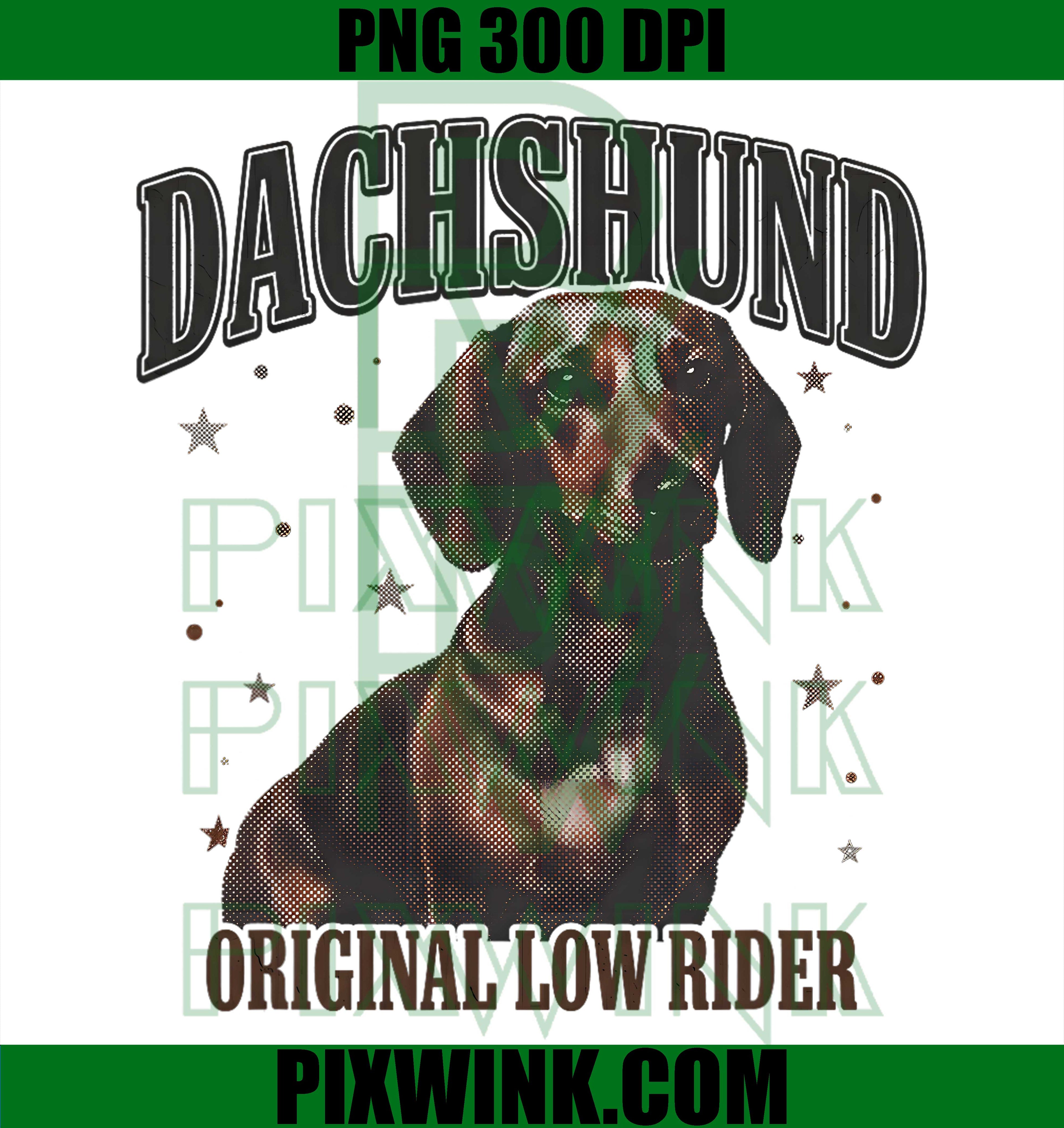 Dachshund Bootleg Vintage PNG, Wiener Dog Lover Owner PNG