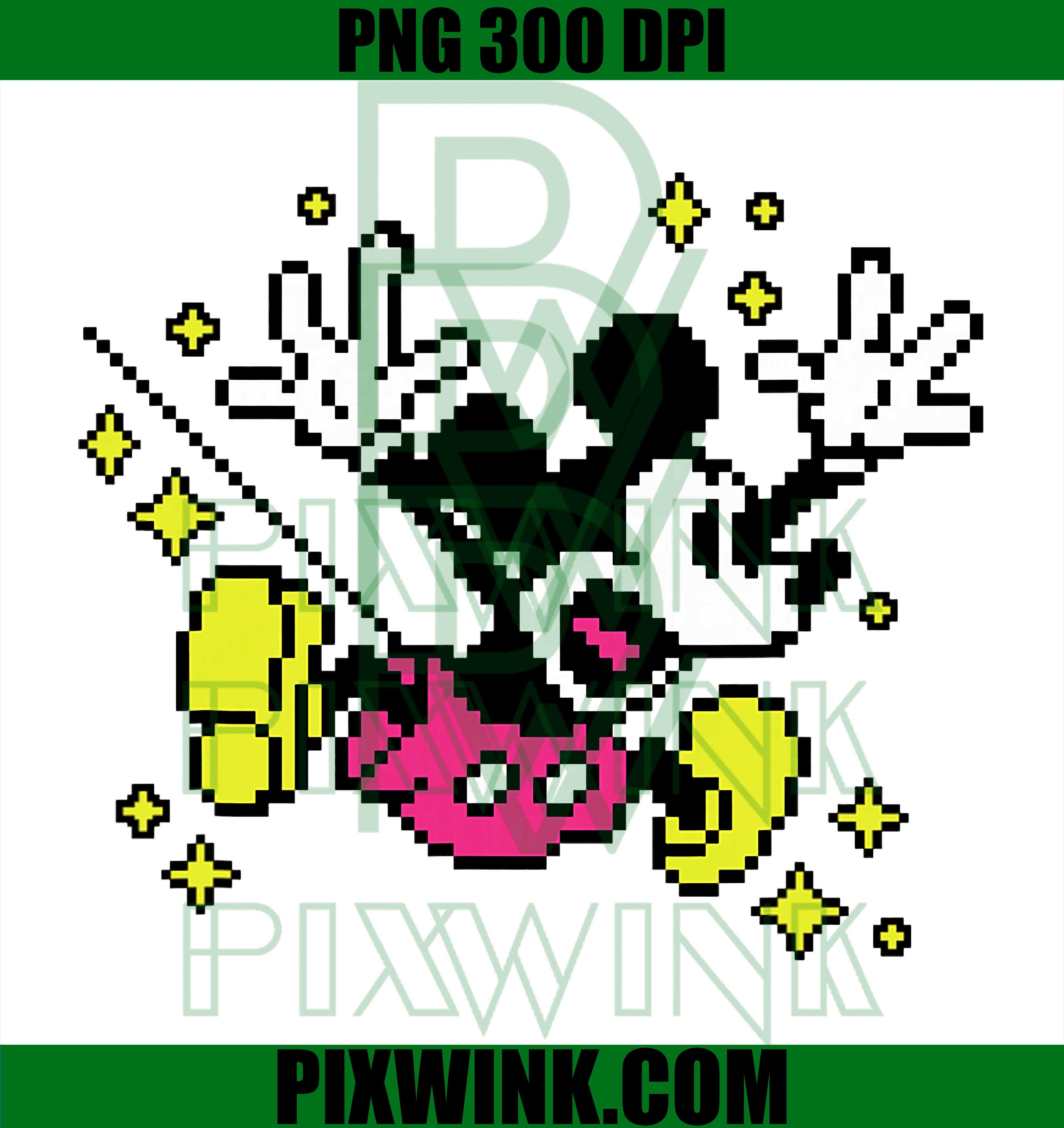 Disney Mickey And Friends Iconic PNG, Retro Mickey Pixel Logo PNG