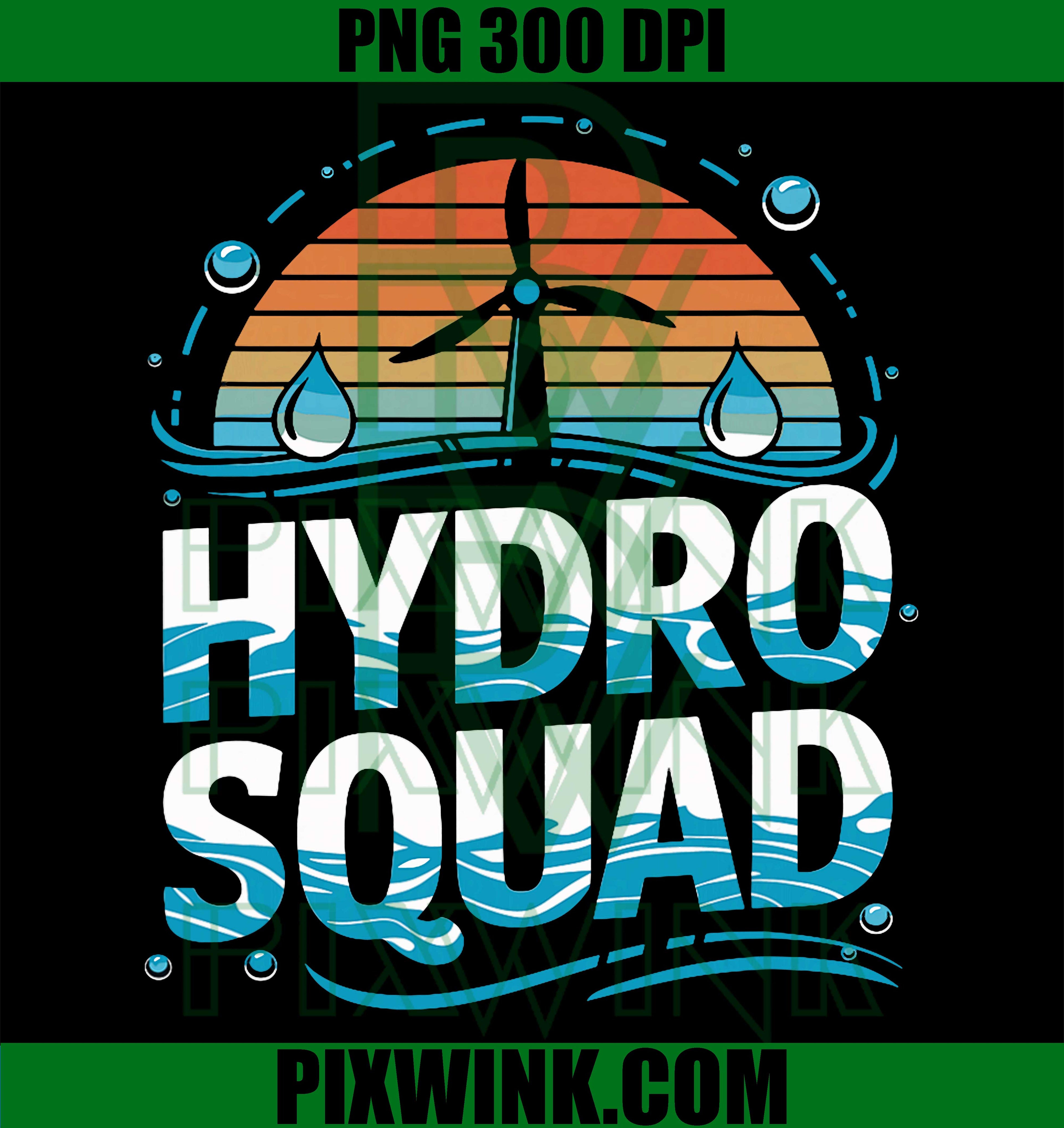 Hydro Squad PNG, Renewable Energy PNG, Water PNG