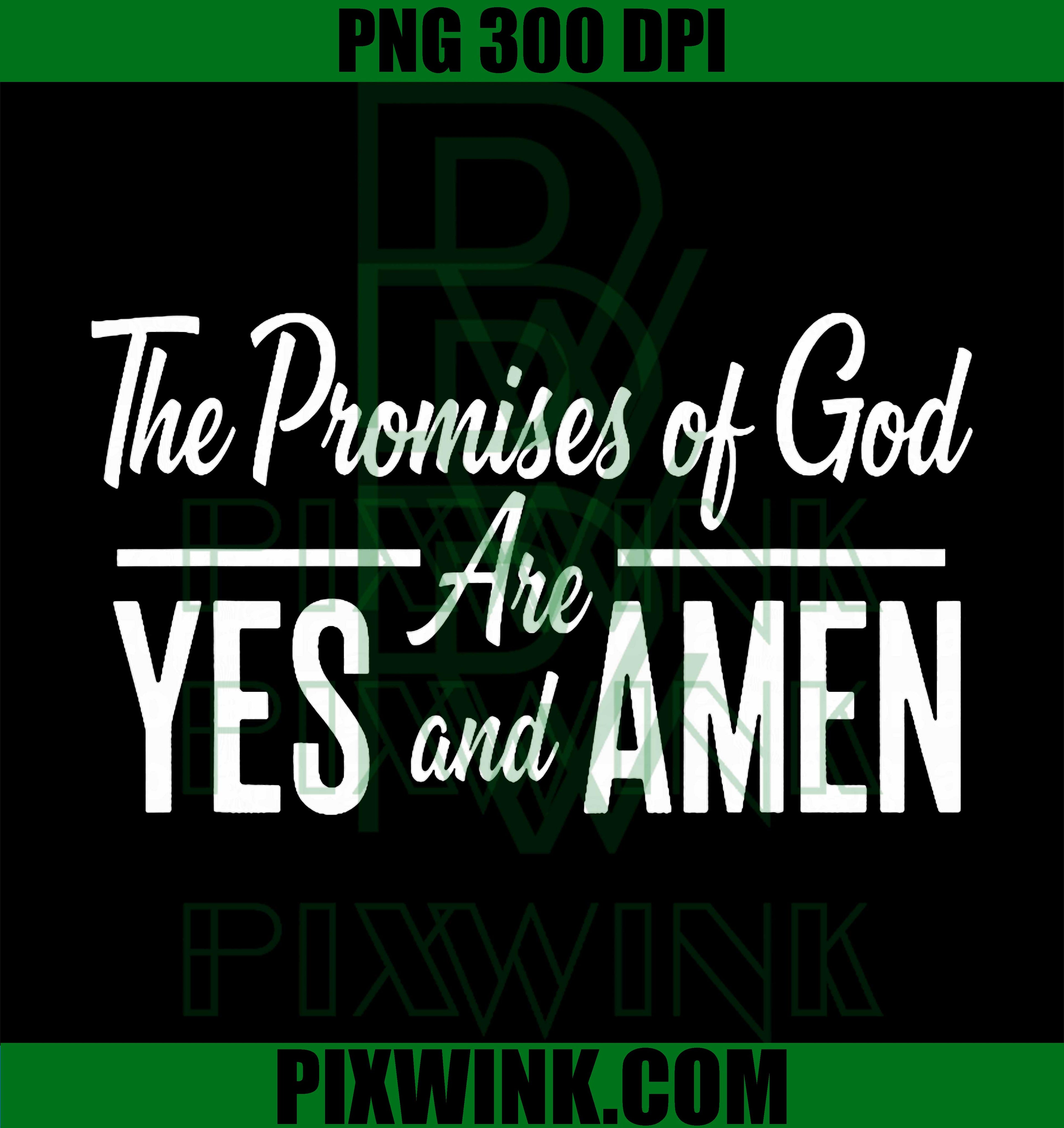 The Promises of God Christian PNG, Faith PNG, Bible Verse PNG