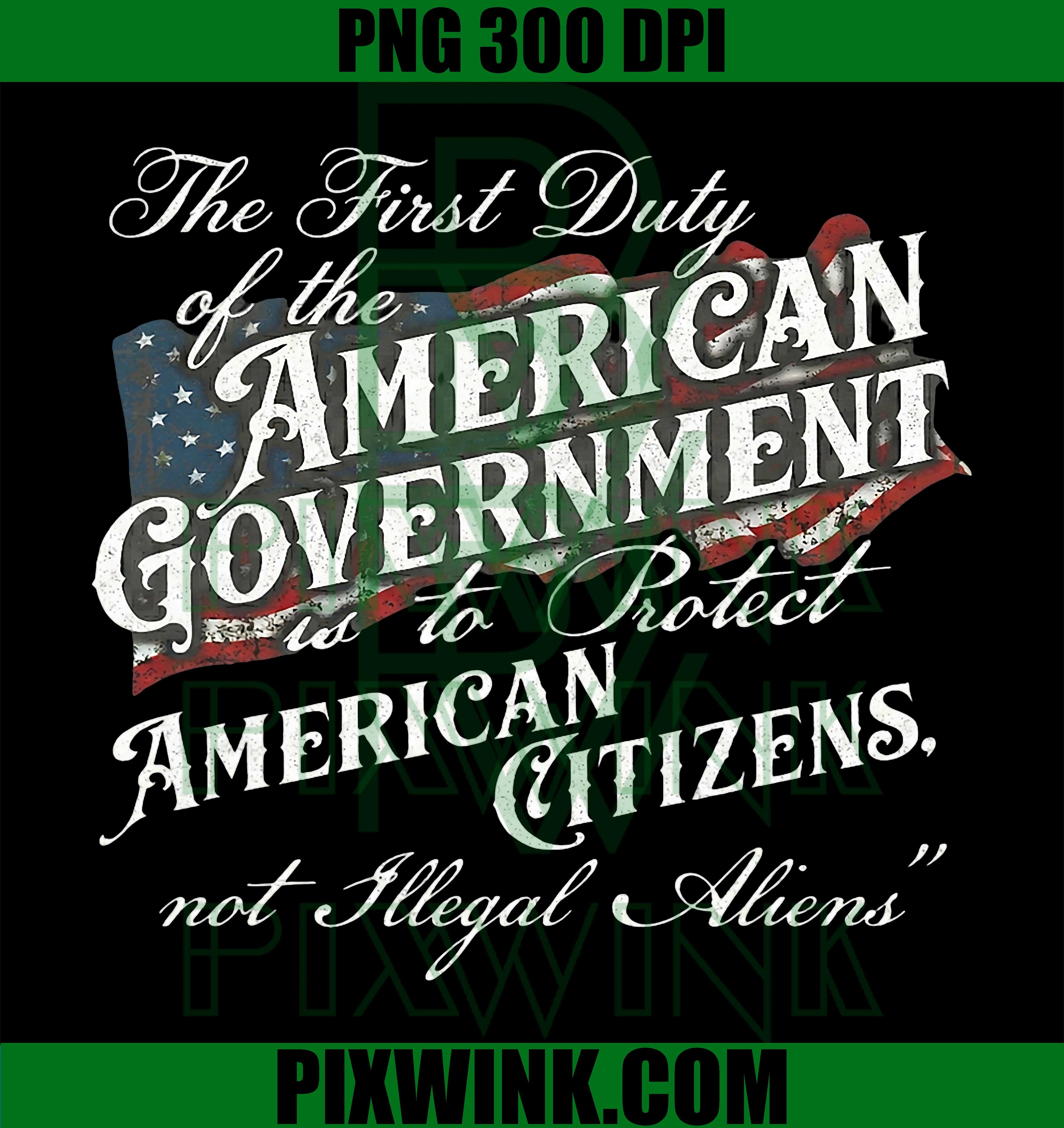 American Government PNG, First Duty Protect PNG, Patriotic Quote Design PNG