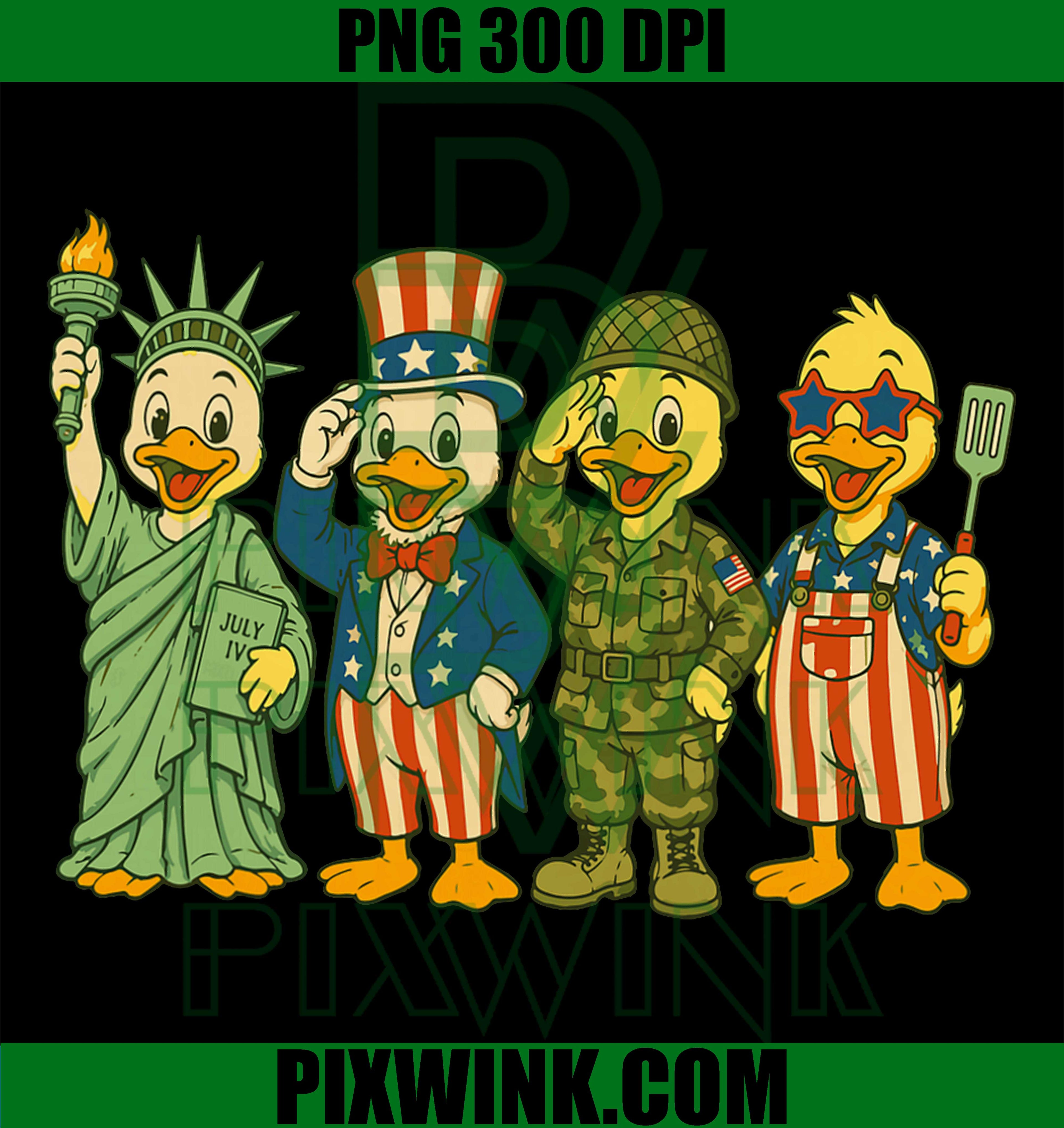 Silly Goose PNG, 4th of July USA PNG 250th American Flag Funny Design
