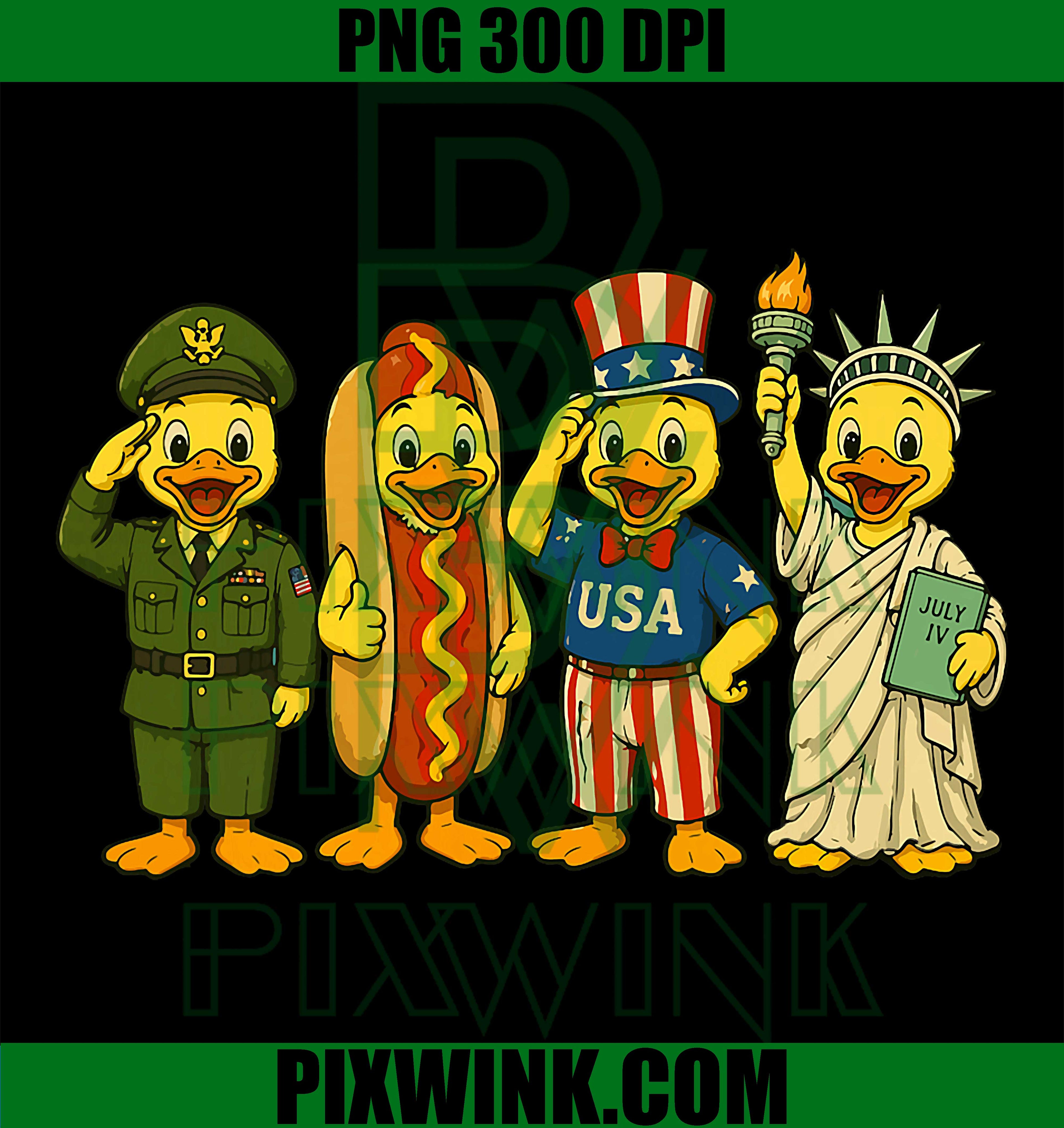 Silly Goose PNG, 4th of July USA PNG 250th American Flag Funny Design
