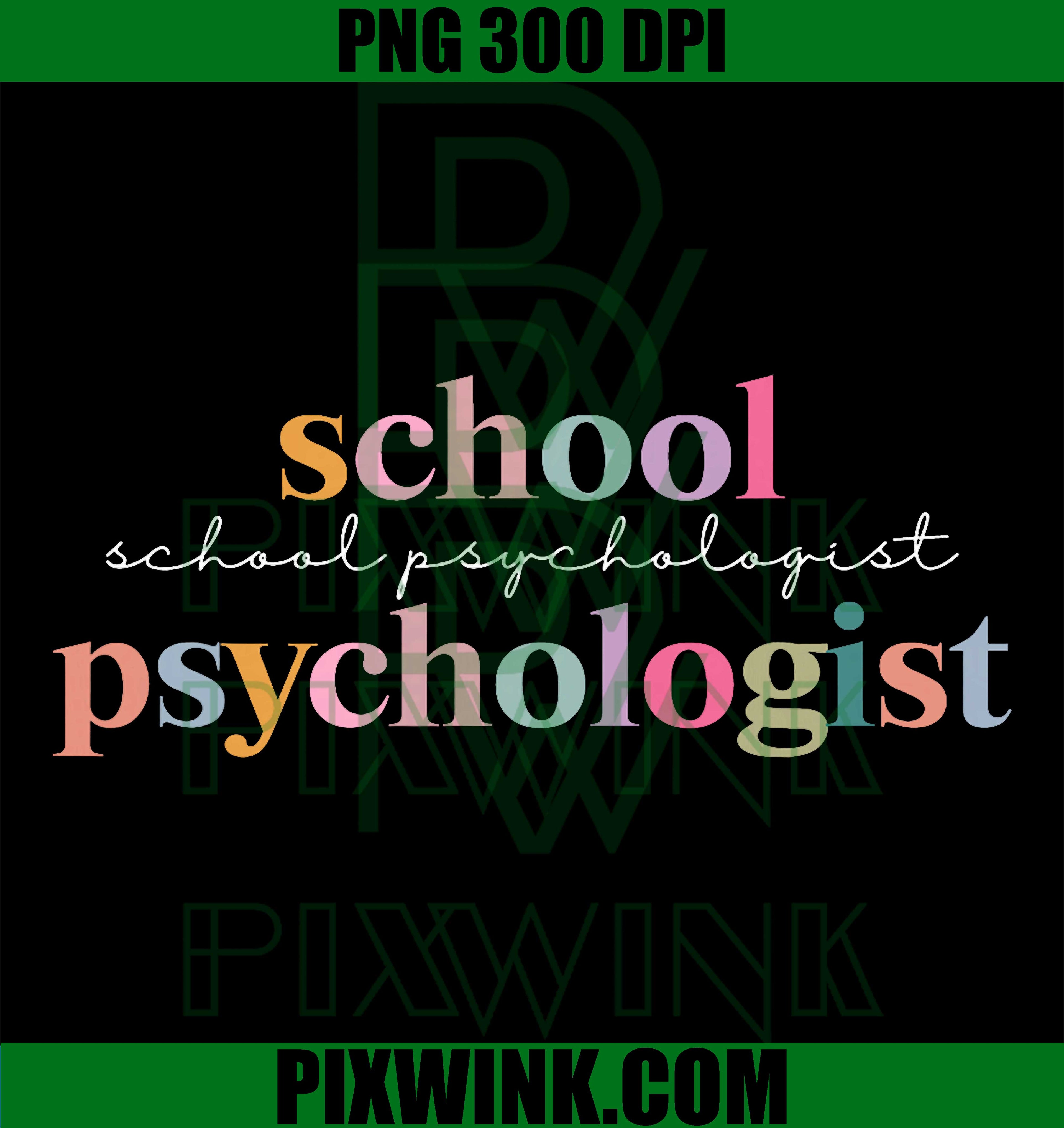 School Psychologist Appreciation PNG, Psychology Teacher Graphic PNG