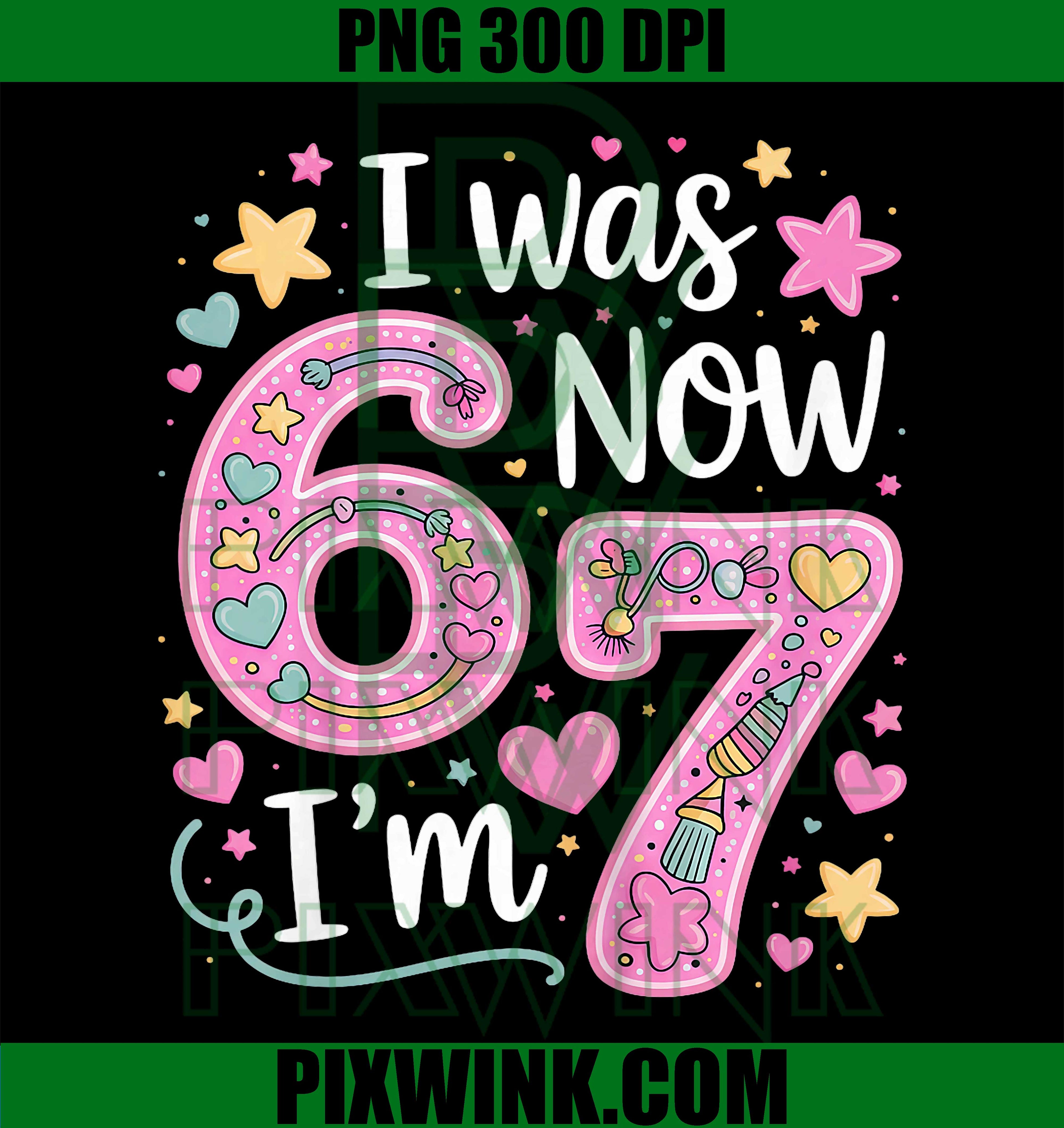 7th Birthday Drip PNG, Now Im 7 PNG, Birthday Kid PNG