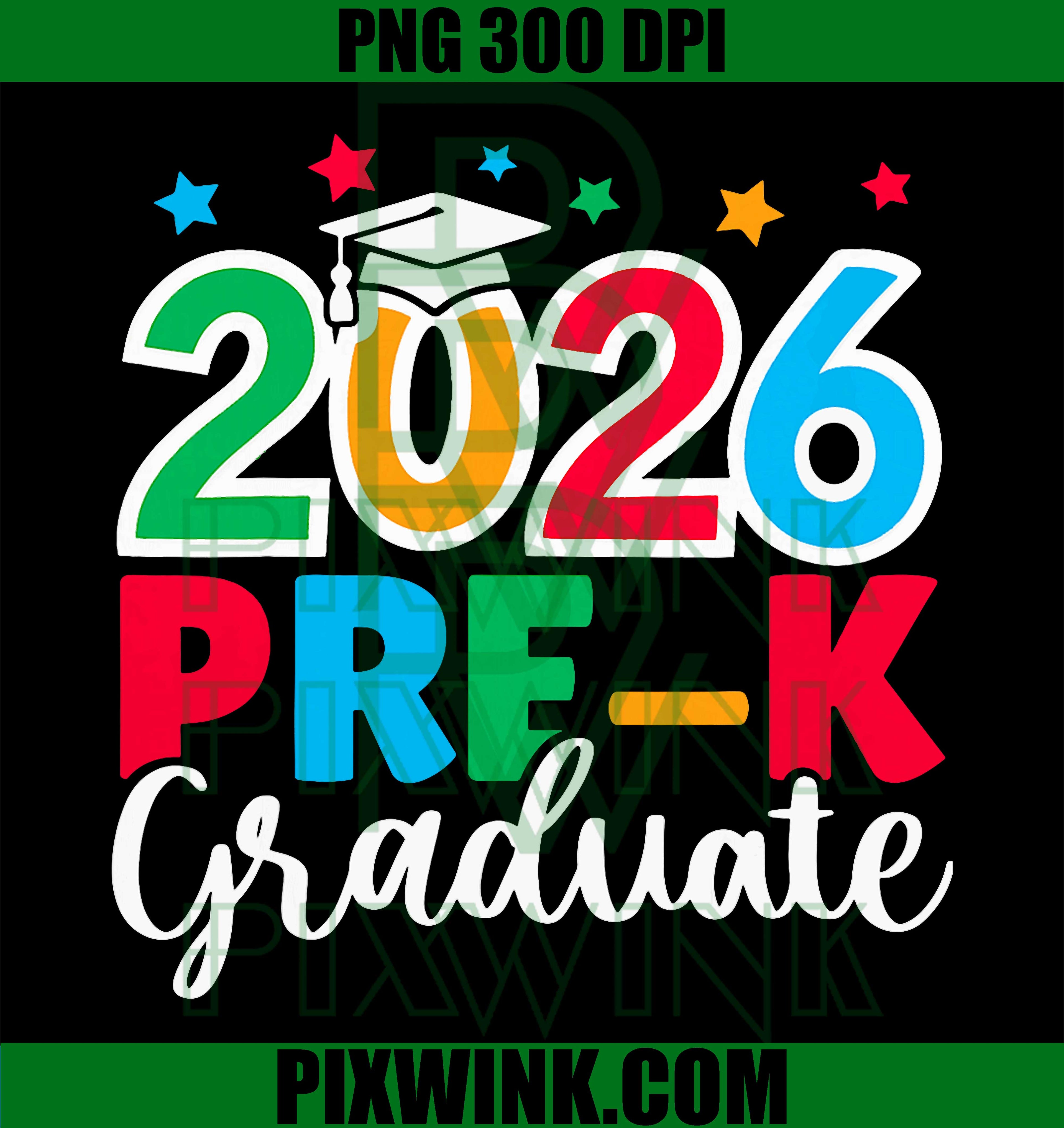 Pre-K Graduation 2026 PNG, Last Day of School PNG