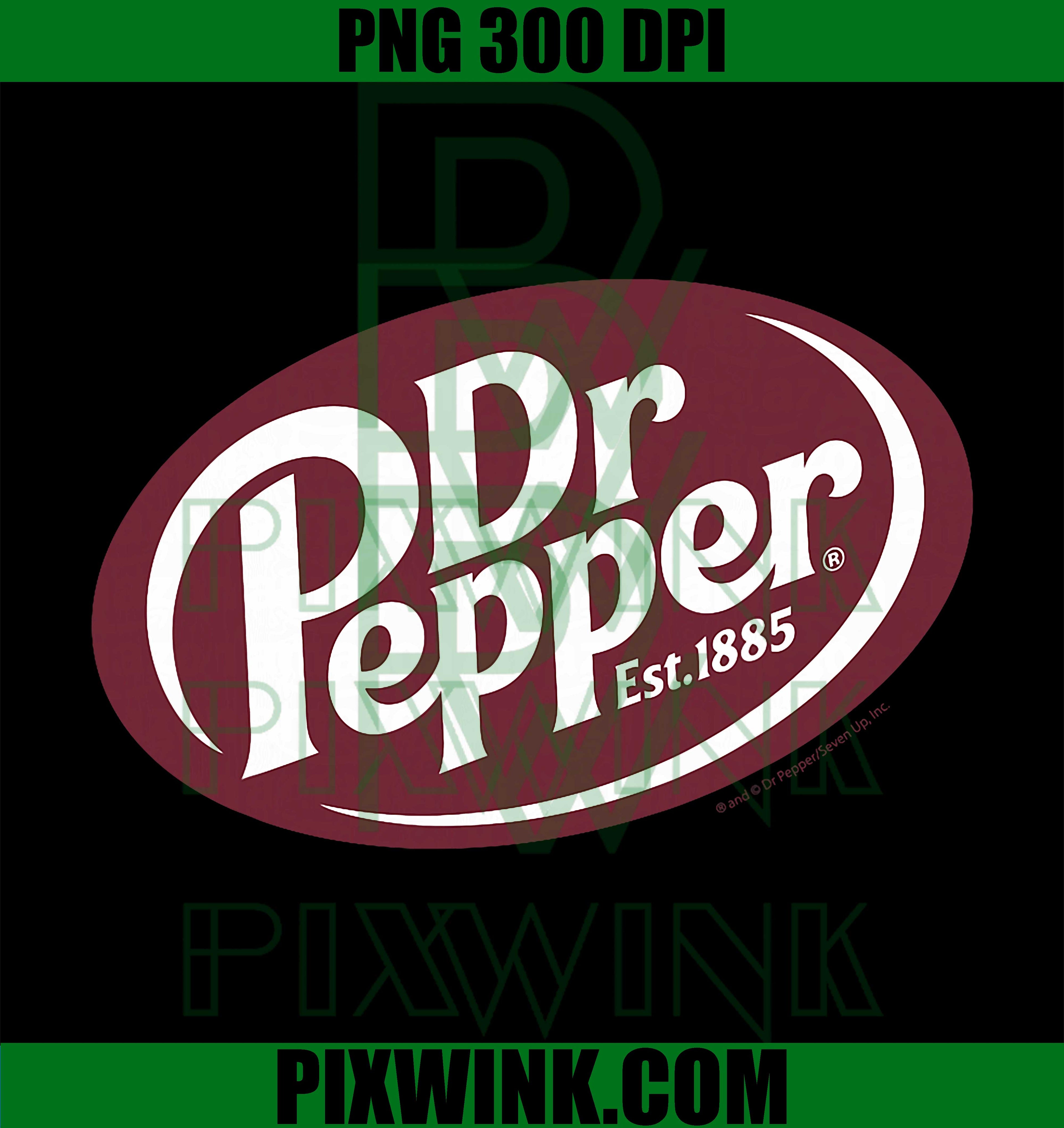 Dr Pepper Est 1885 Classic Vintage Logo PNG