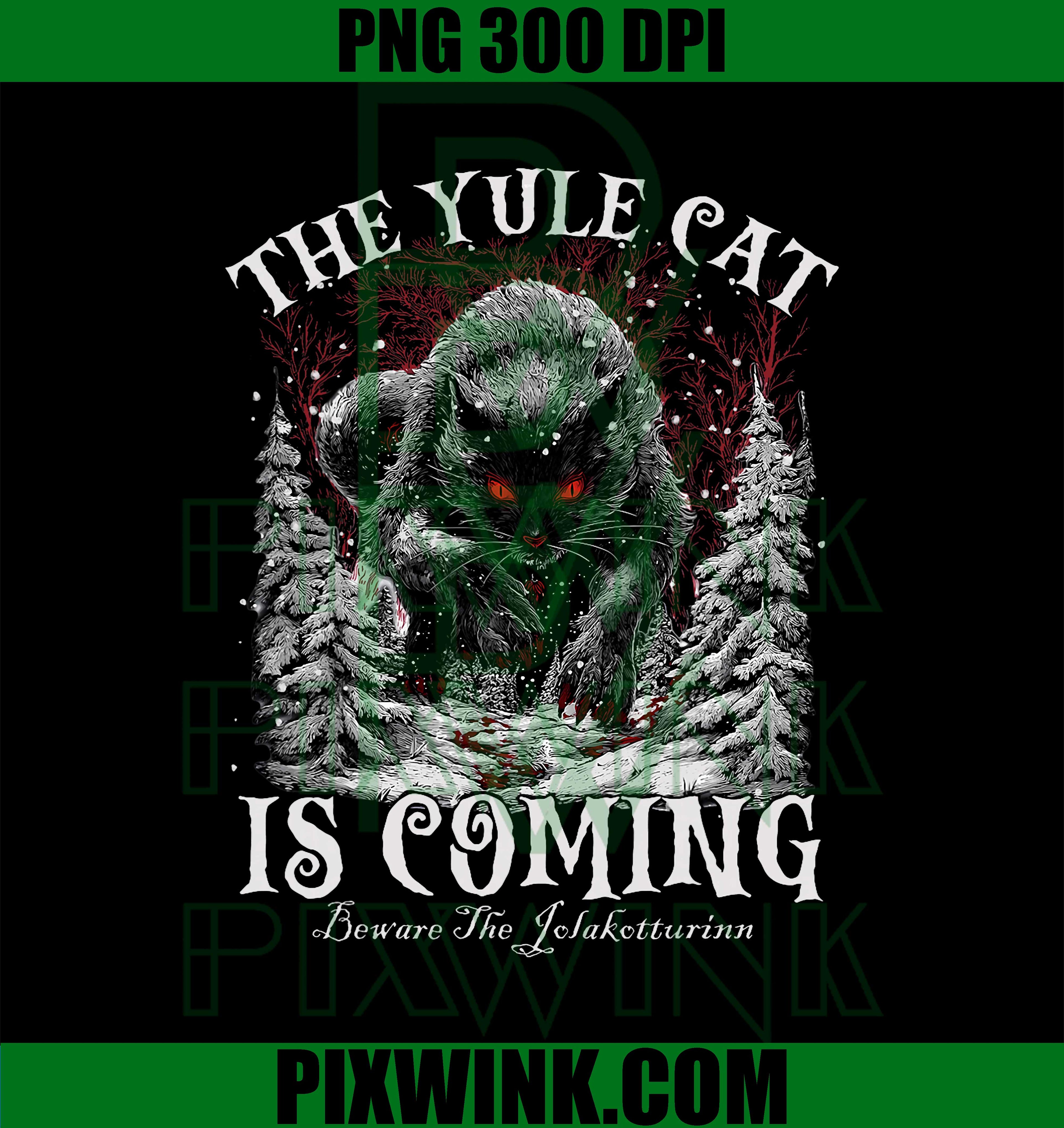 Creepmas The Yule Cat is Coming Be Ware of Jolakotturinn PNG