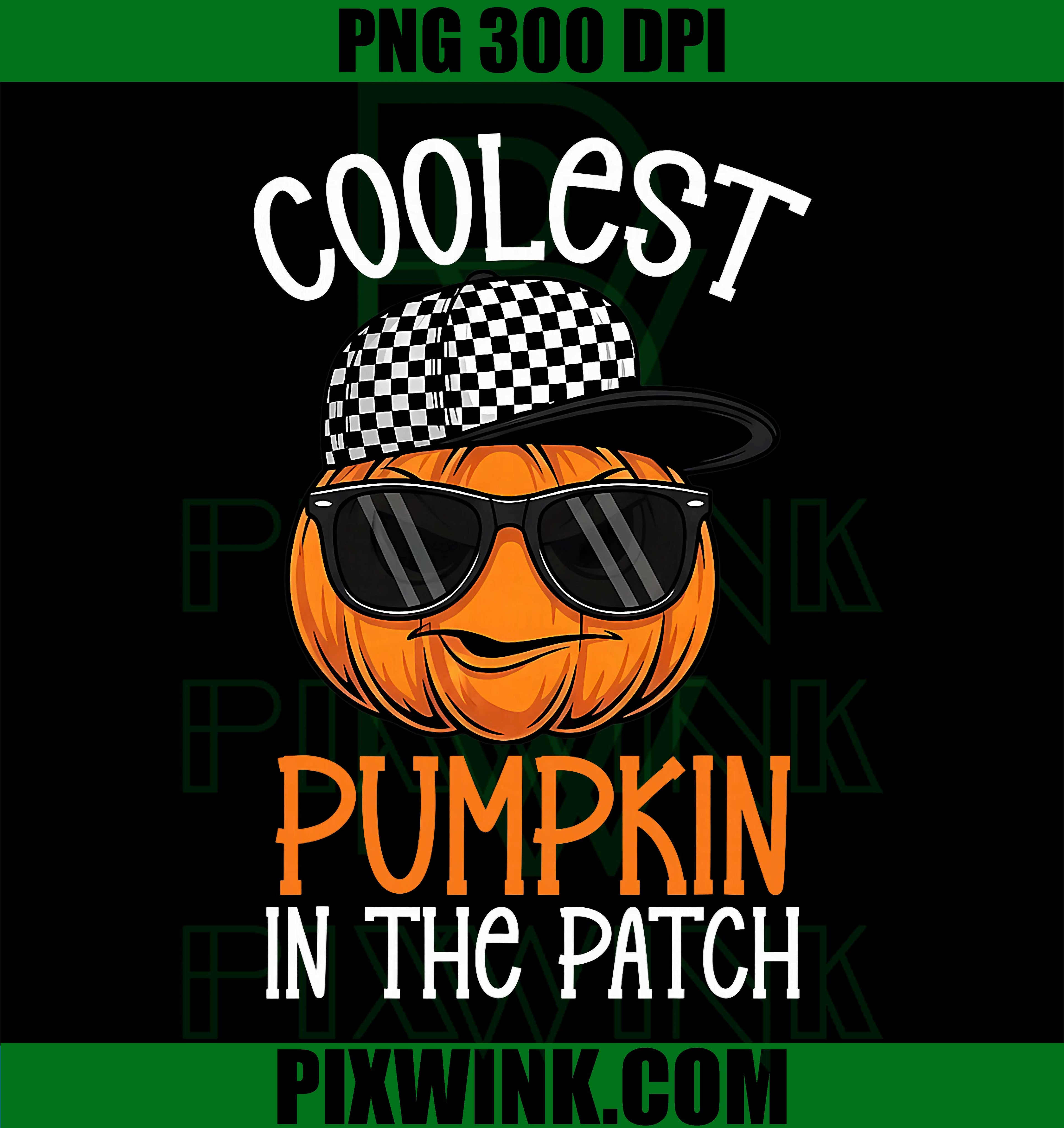 Coolest Pumpkin in The Patch PNG