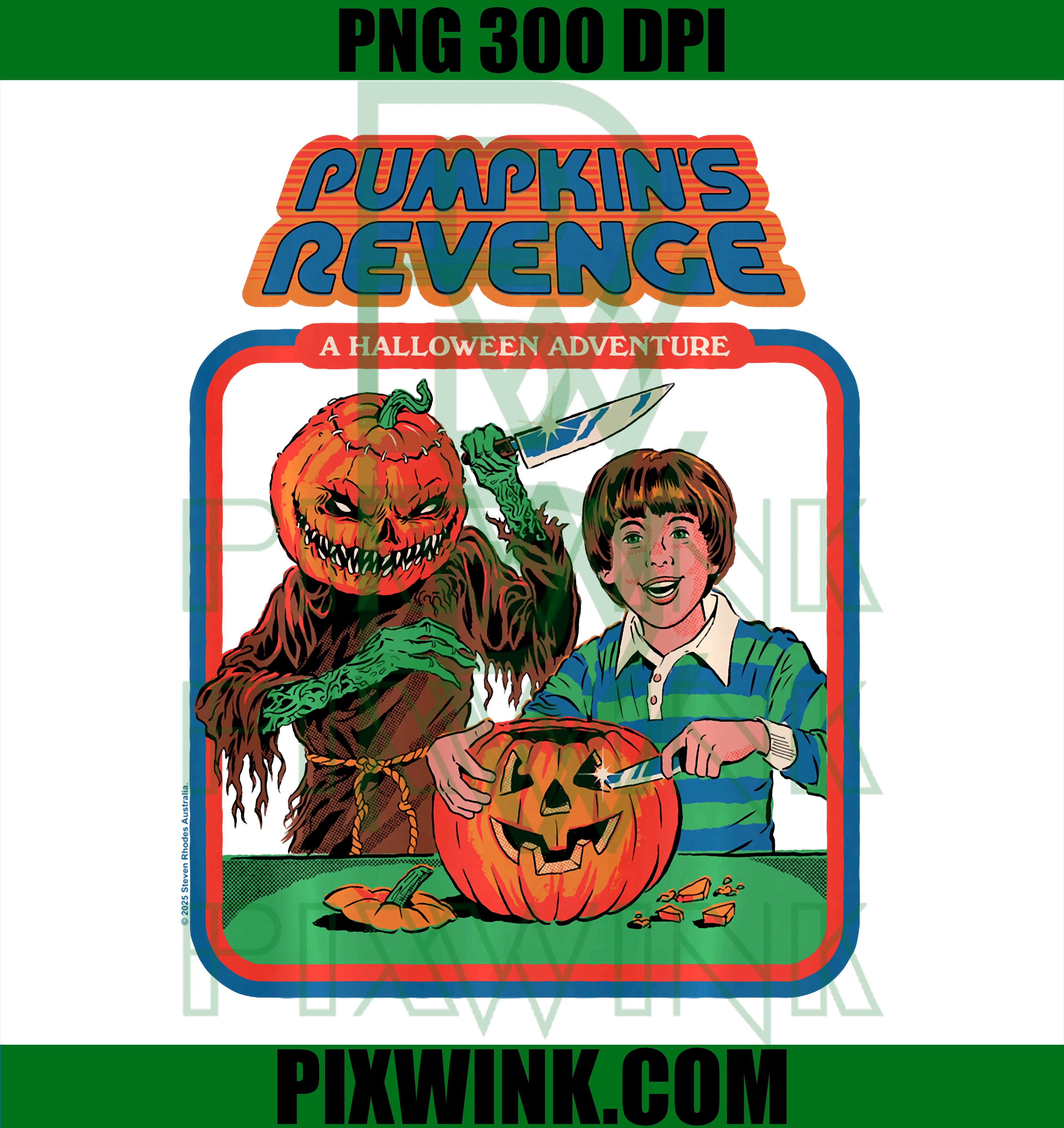 Pumpkins Revenge Halloween PNG, Sarcastic Retro Funny Humor PNG