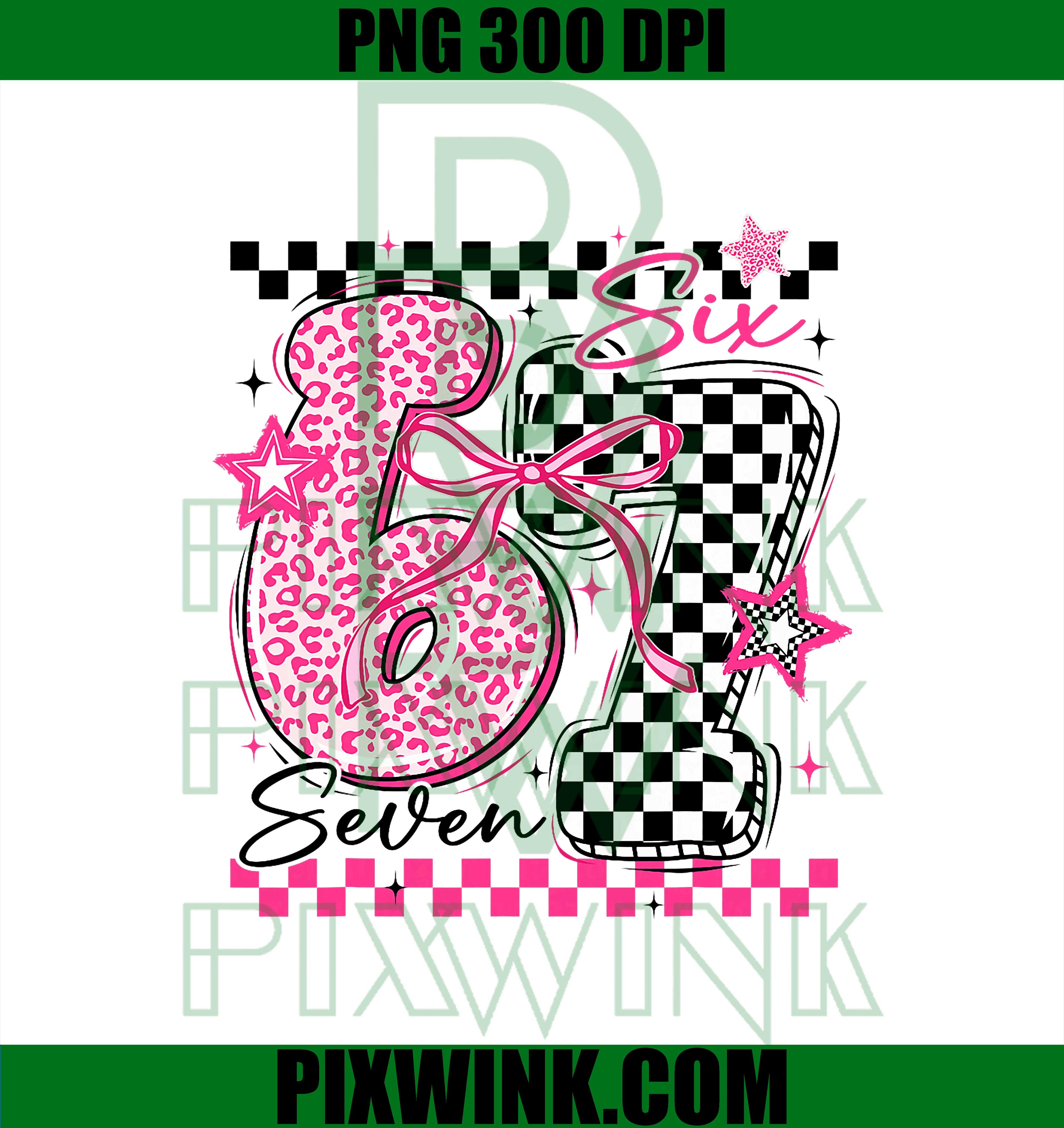 67 Leopard Checkered, Funny Six Seven Meme 6-7 Teachers PNG