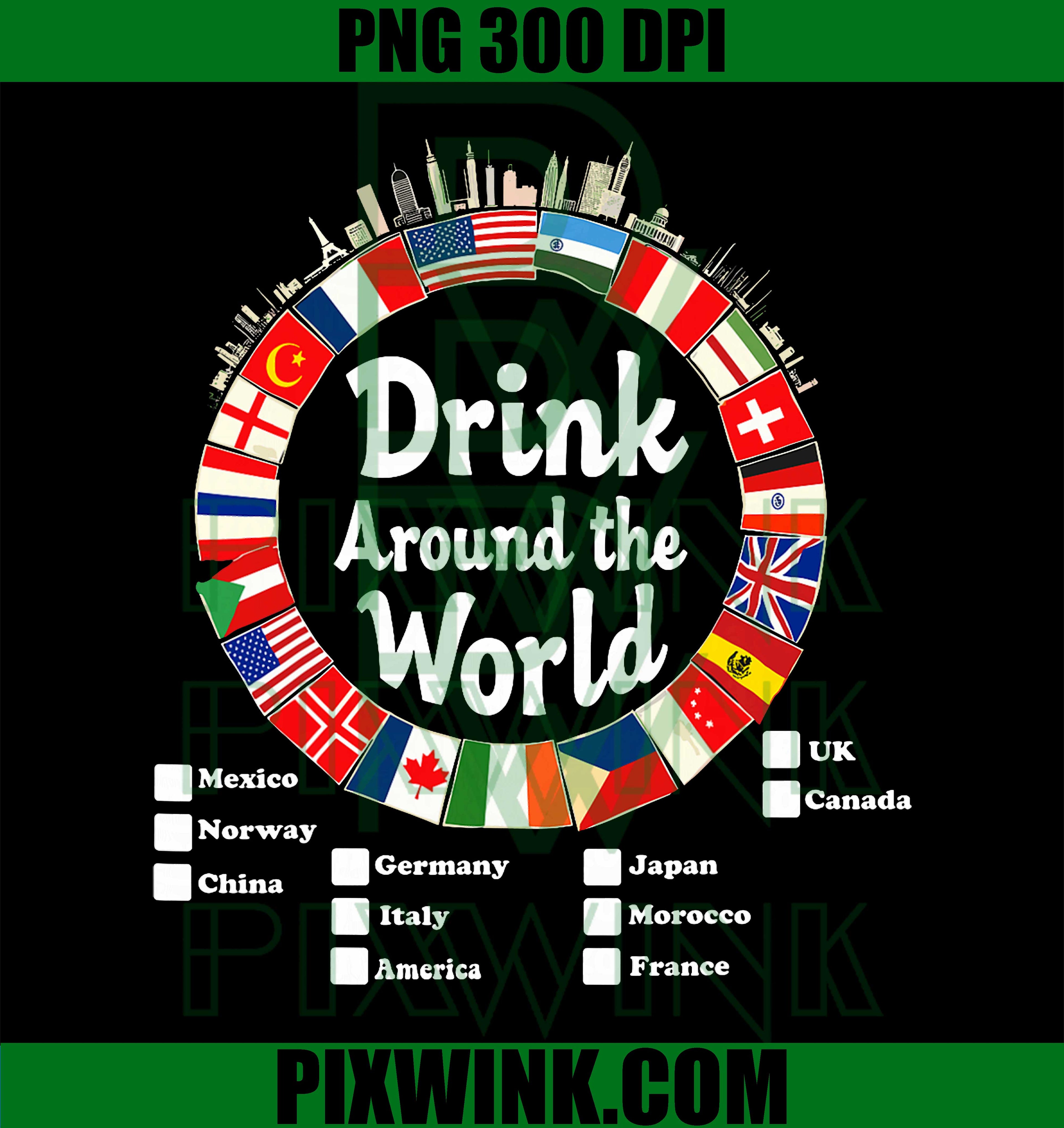 Adult Vacation Drinking Countries International National PNG