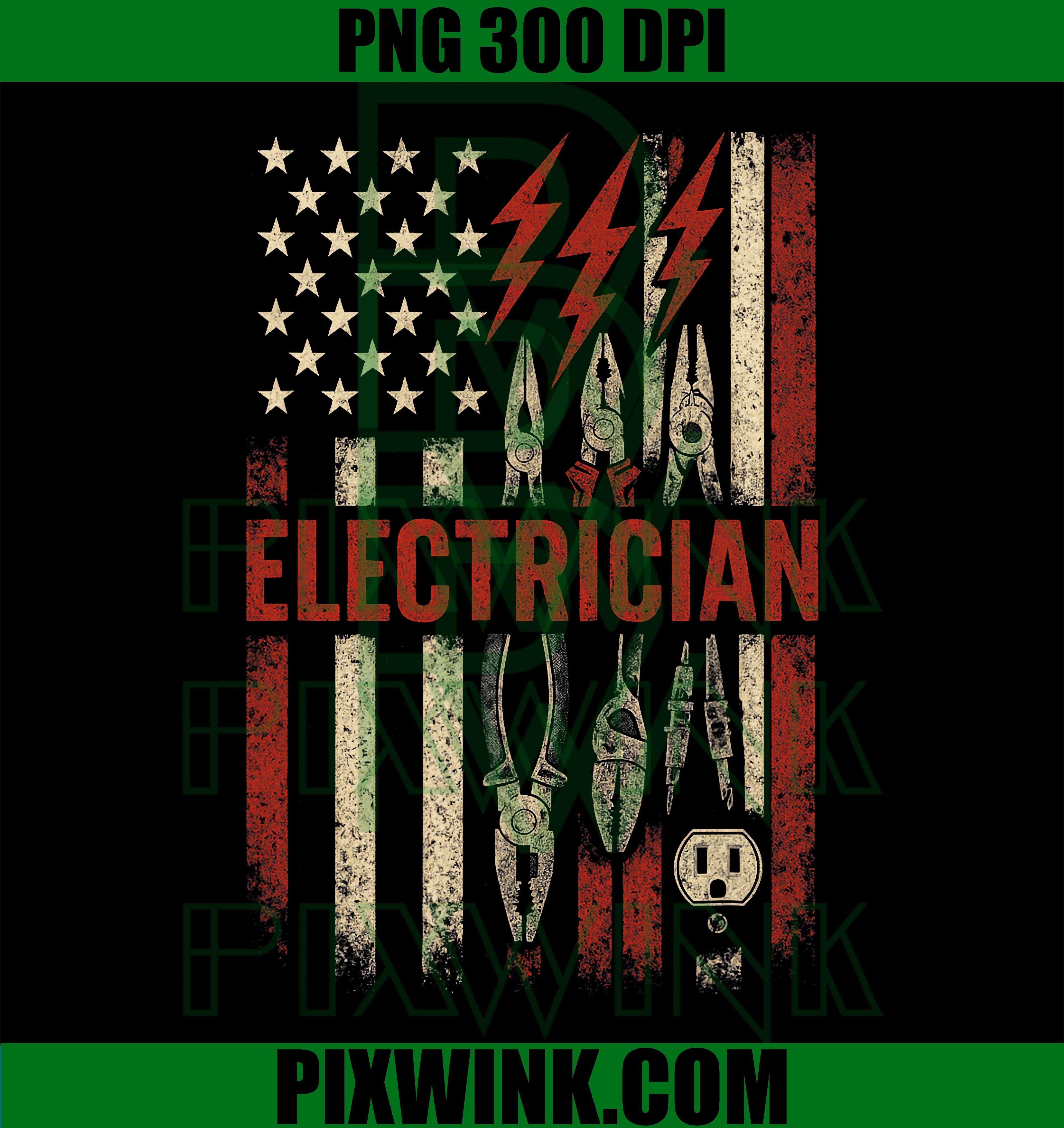 Electrician PNG, Funny Humor Tools Patriotism PNG