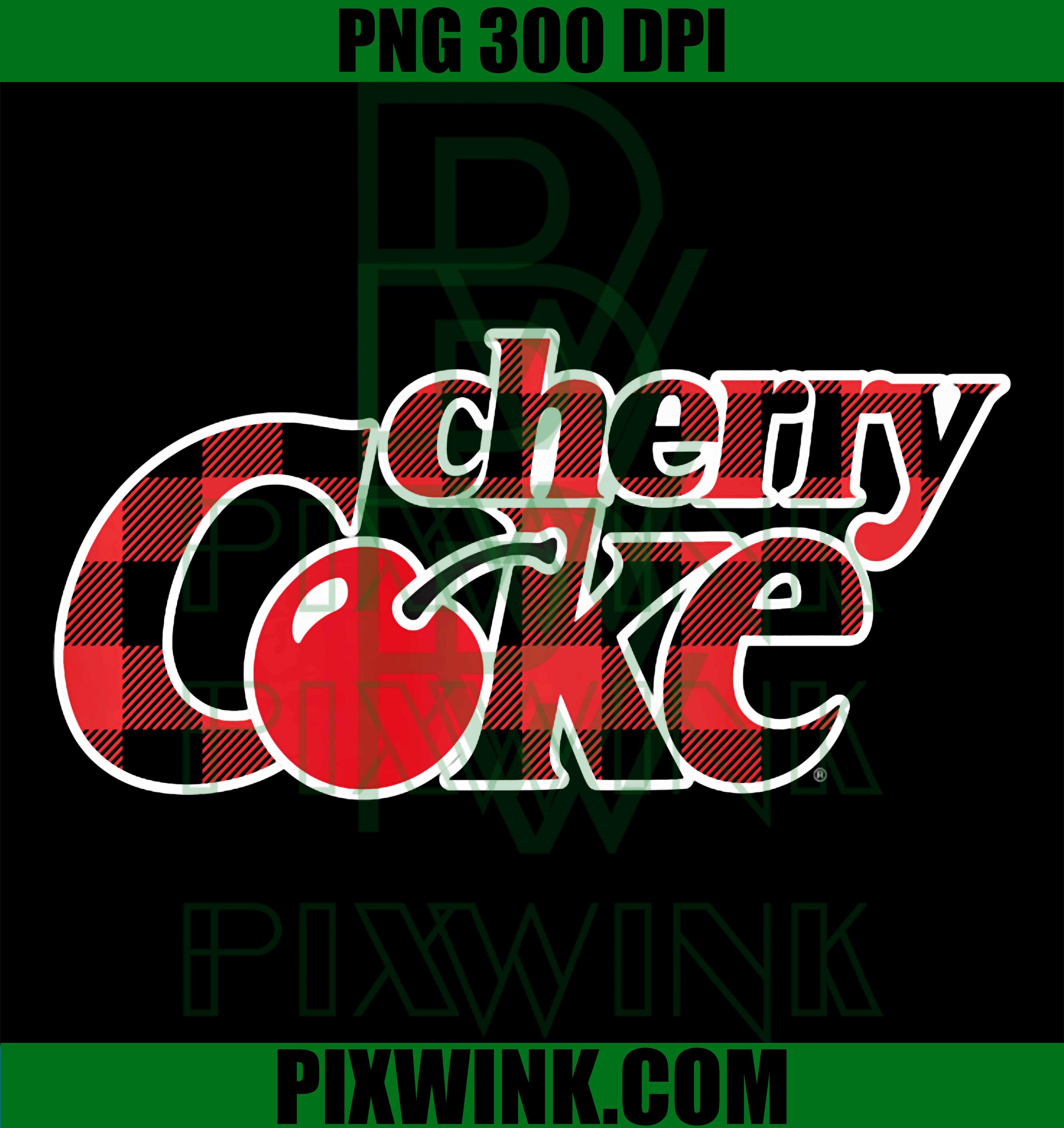 Cherry Coke Classic PNG, Retro Vintage Coca Cola Logo PNG