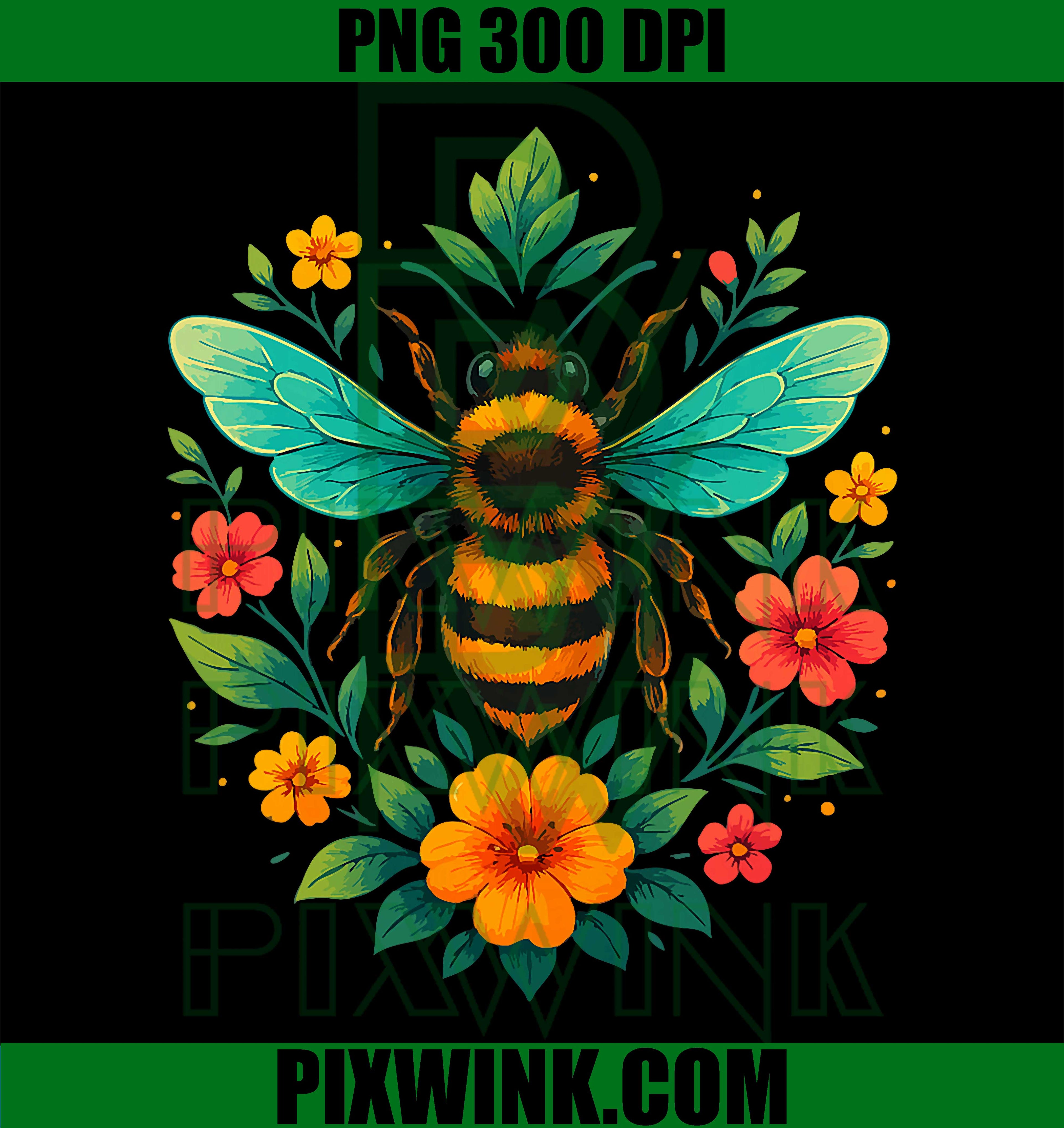 Flowers Beekeeping PNG, Beekeeper Floral, Honey Bee Lover PNG